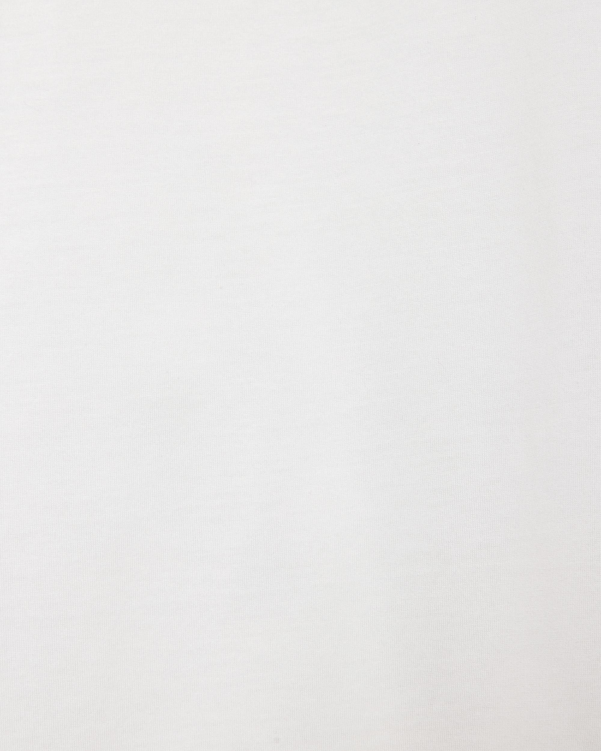 オーガニックGIZA80/2天竺 / レギュラーフィットTee, White