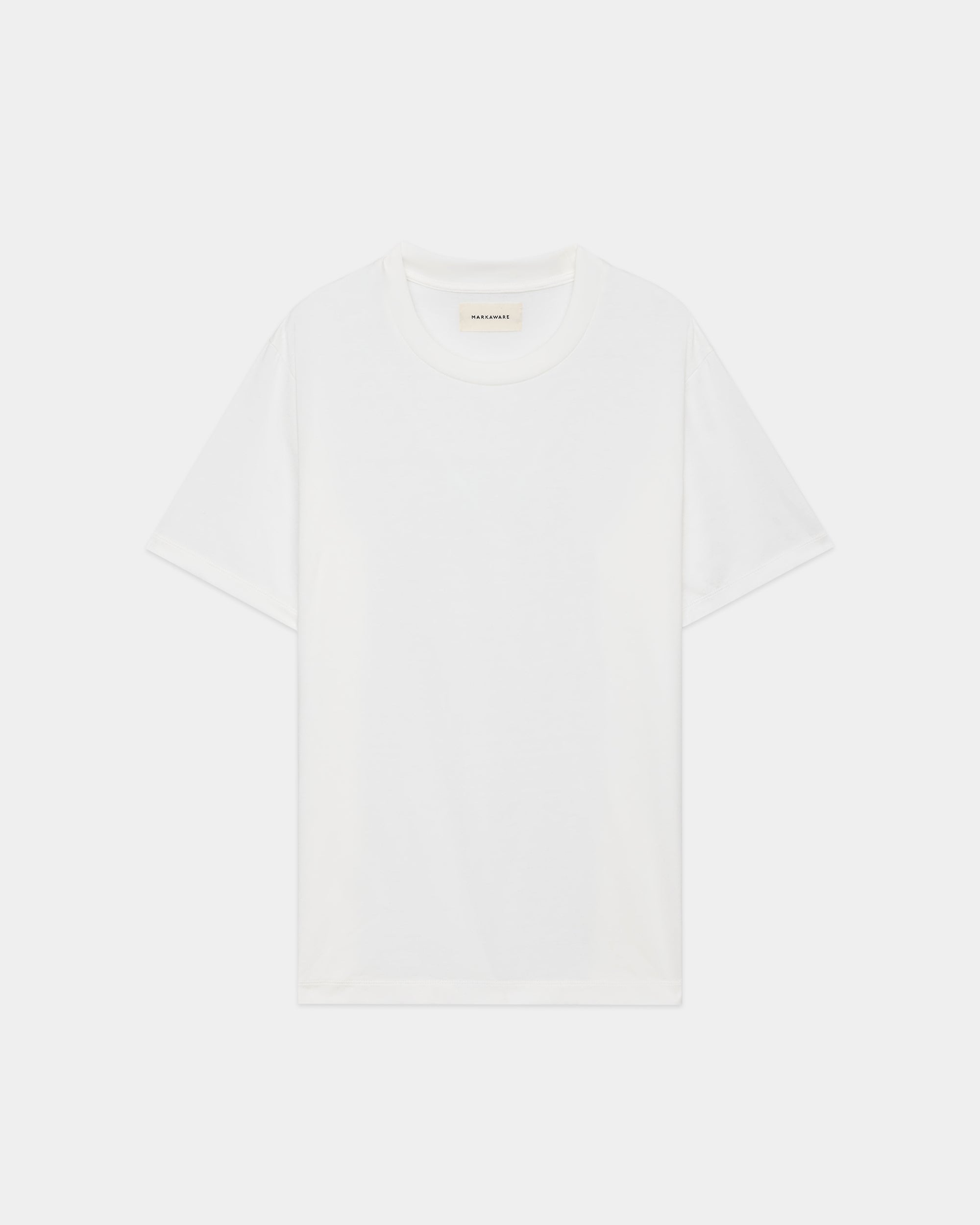 オーガニックGIZA80/2天竺 / レギュラーフィットTee, White