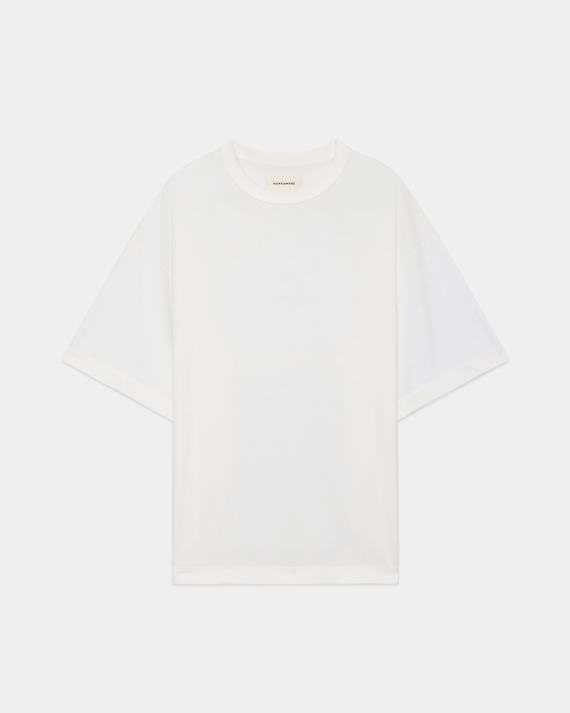 オーガニックGIZA80/2天竺 / コンフォートフィットTee, White