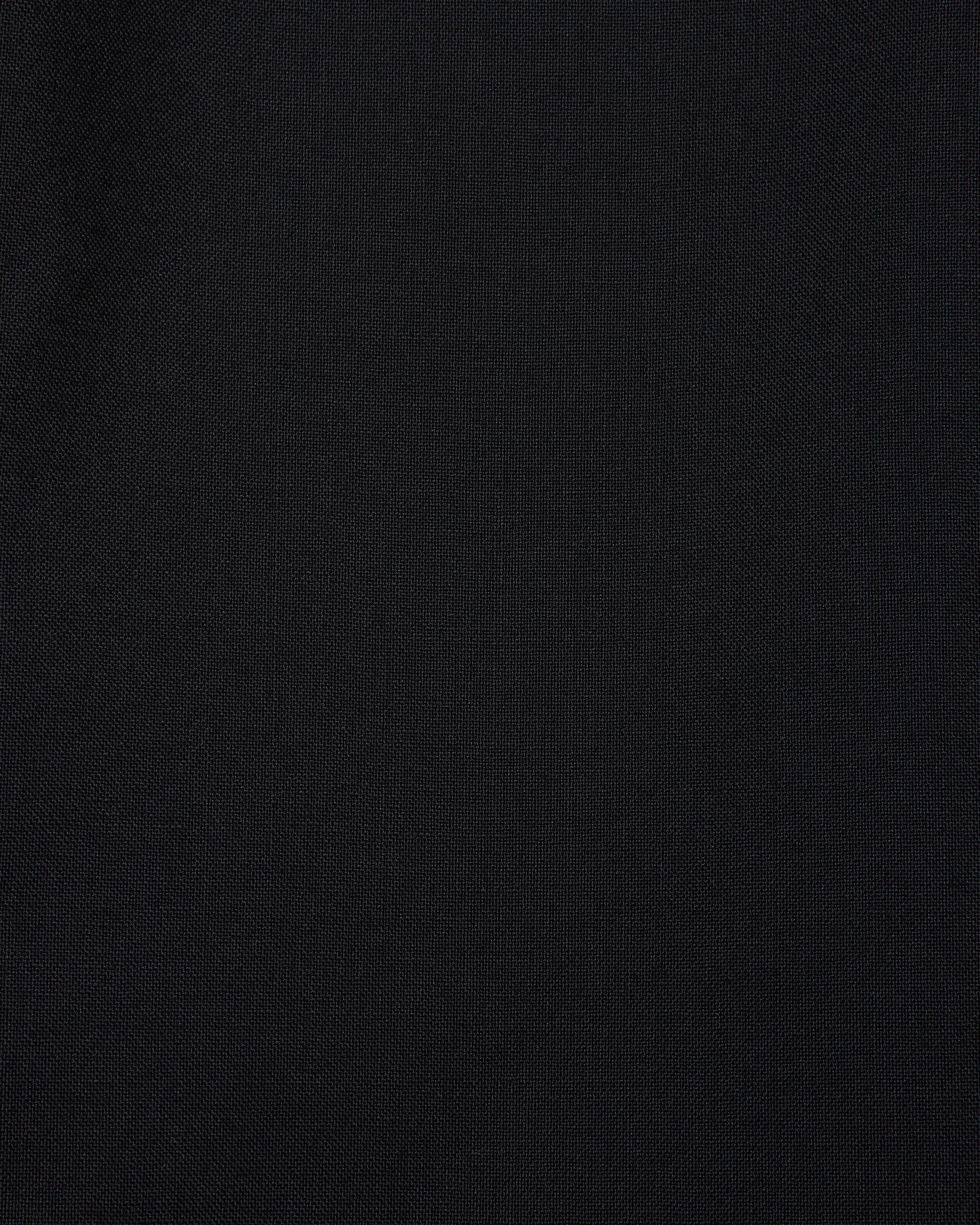 オーガニックウールヘビートロピカル / ワイドストレートトラウザーズ, Black