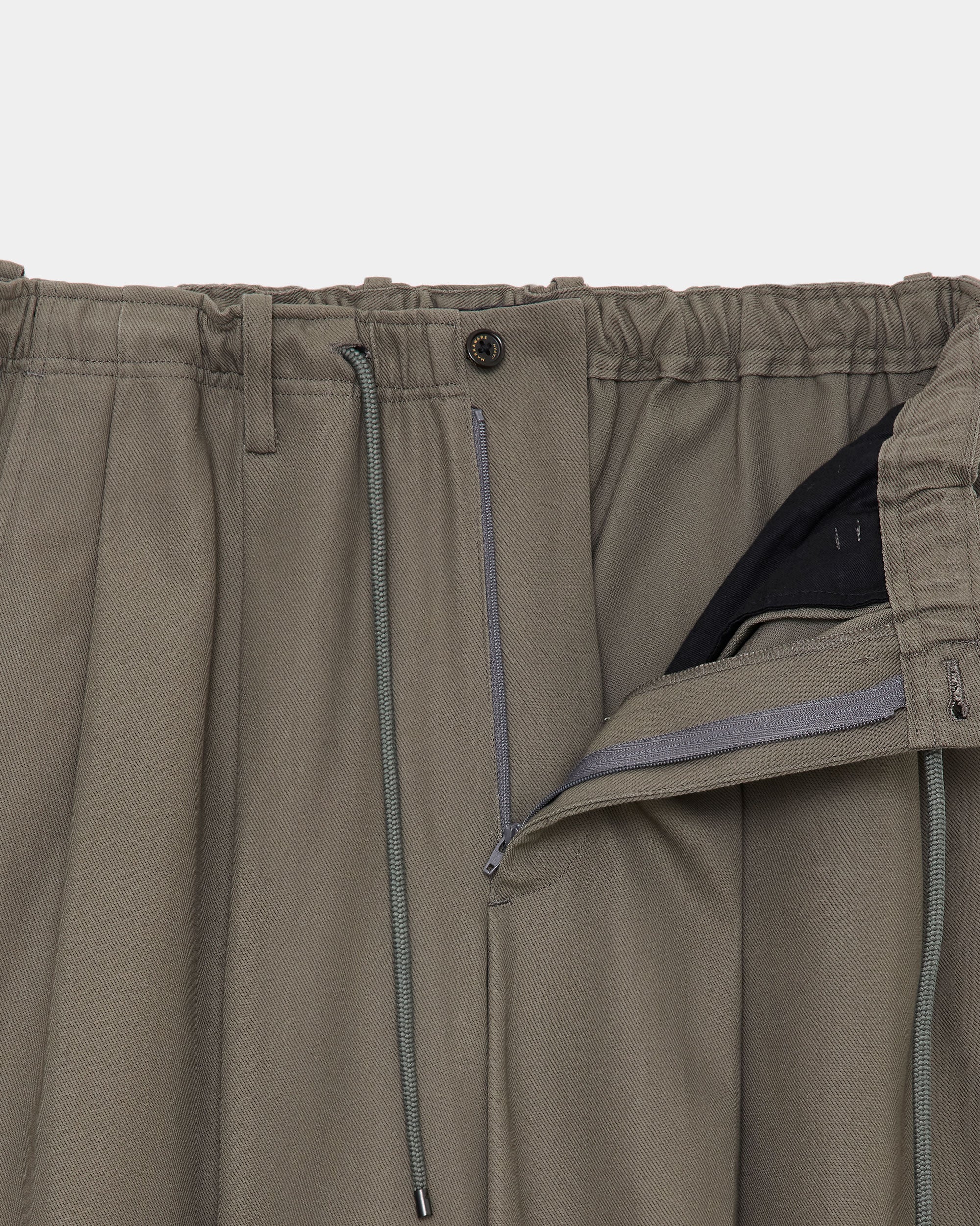 オーガニックコットンサバイバルクロス / ダブルプリーテッドイージートラウザーズ, Gray