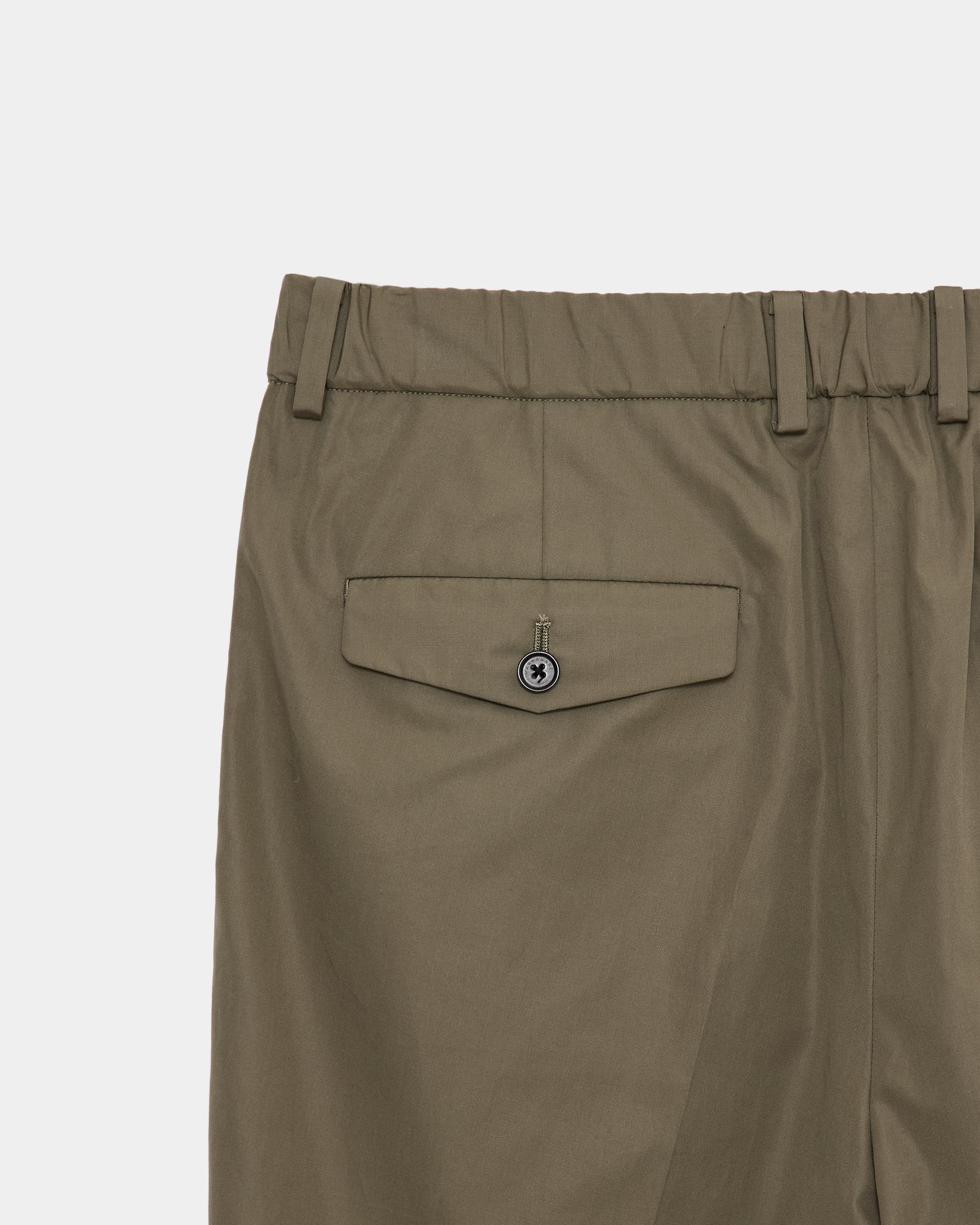 120/2オールウェザークロス	/ ダブルプリーテッドセミイージートラウザーズ, Sage Green