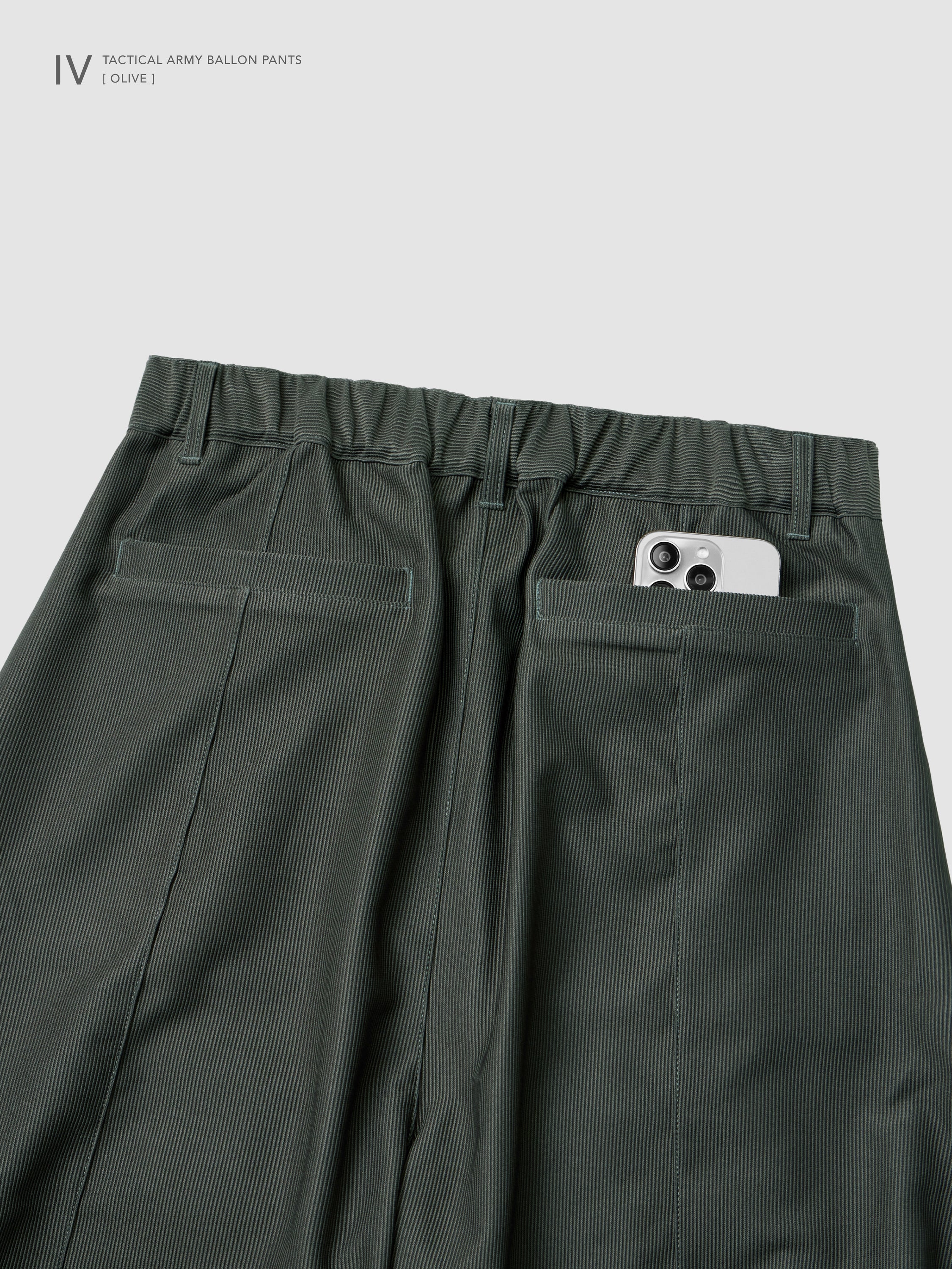 【GOOPiMADE x marka】  IV / Tactical Army Balloon Pants, Olive