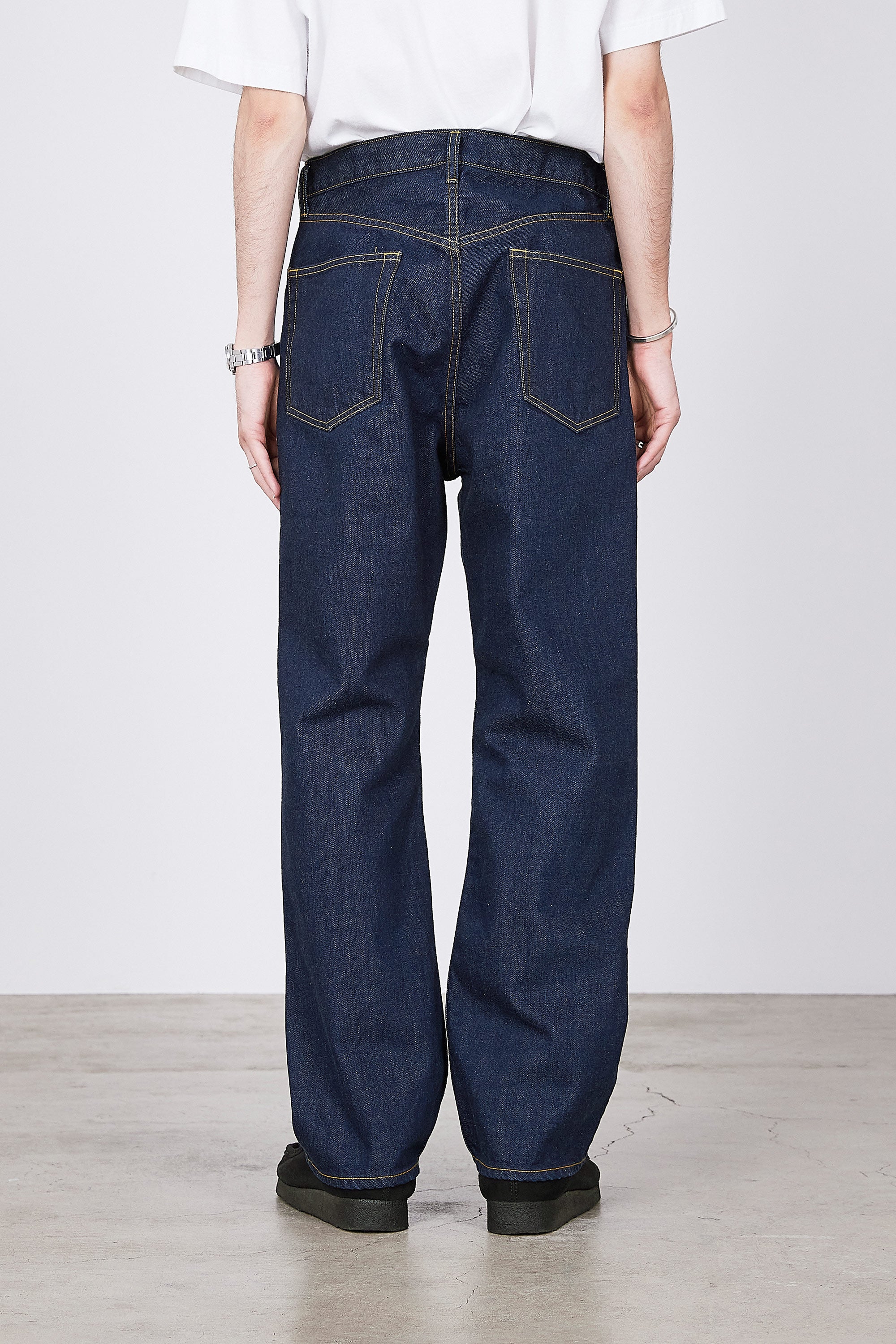 オーガニックコットン12ozデニム / シューカットジーンズ, Indigo