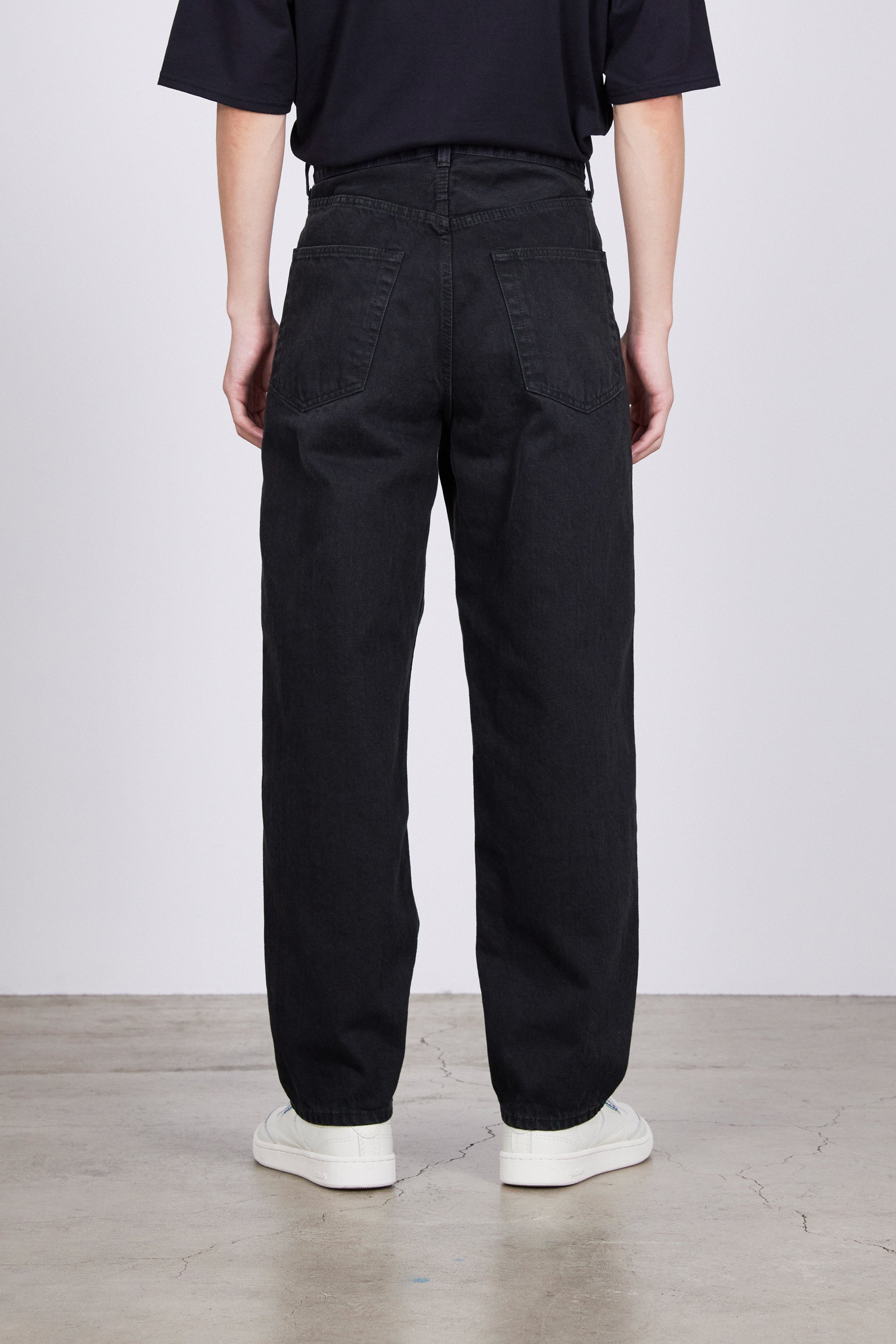 オーガニックコットン12ozデニム / レギュラーフィットジーンズ, Black