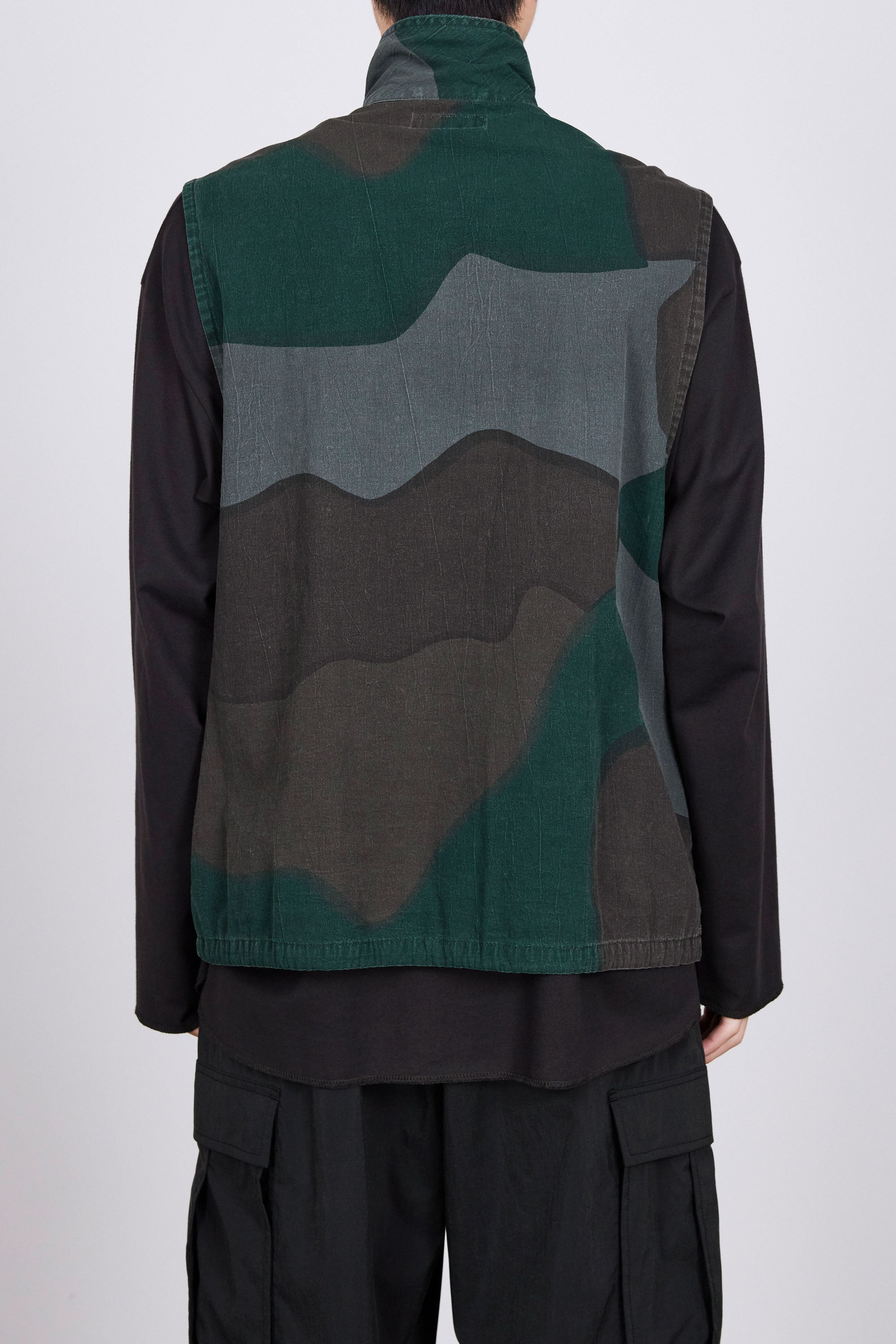 オーガニックコットンポプリン強撚ワッシャータンブラー / B.D.U ベスト, Camo