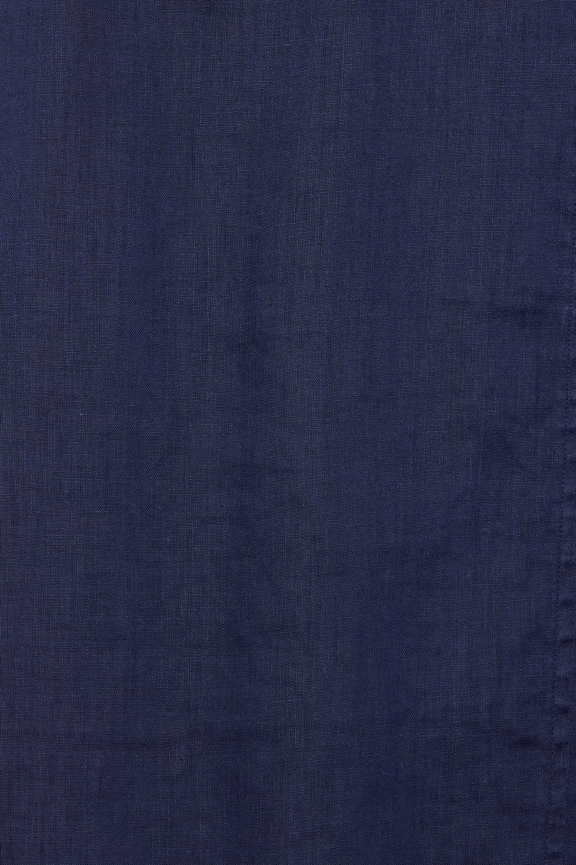 リネンポプリン / ワークジャケット, Faded Navy