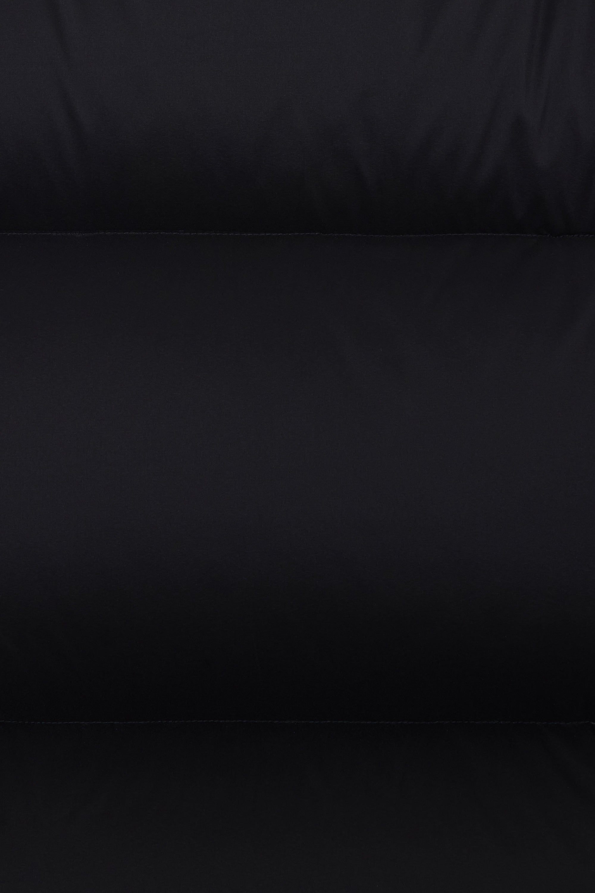 リサイクルナイロンミニリップ / ダウンベスト, Black