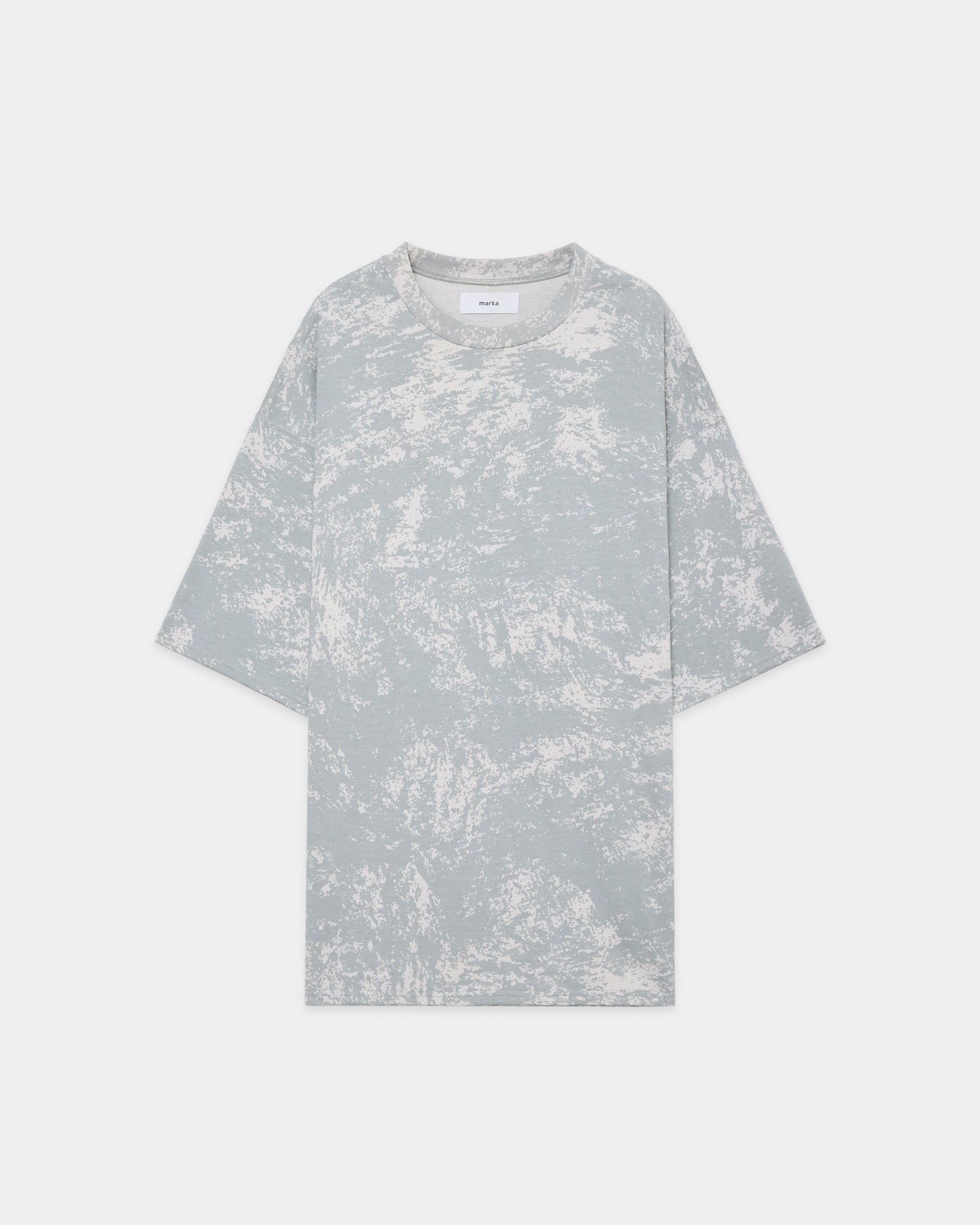 リサイクルスビンオーガニックコットン度詰め天竺 / ボールゲームTEE, White Camo