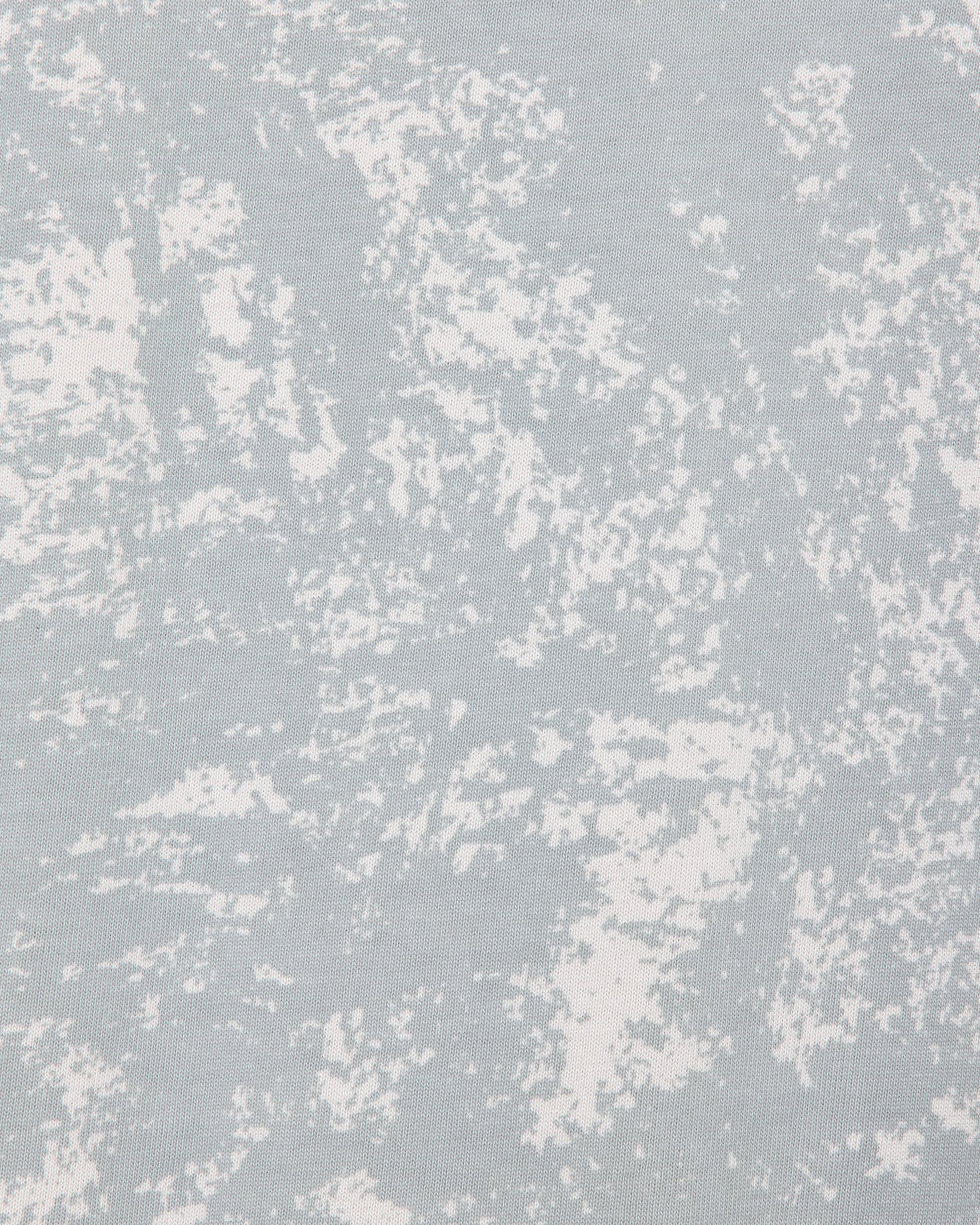 リサイクルスビンオーガニックコットン度詰め天竺 / ルーズフィットポケットTEE, White Camo