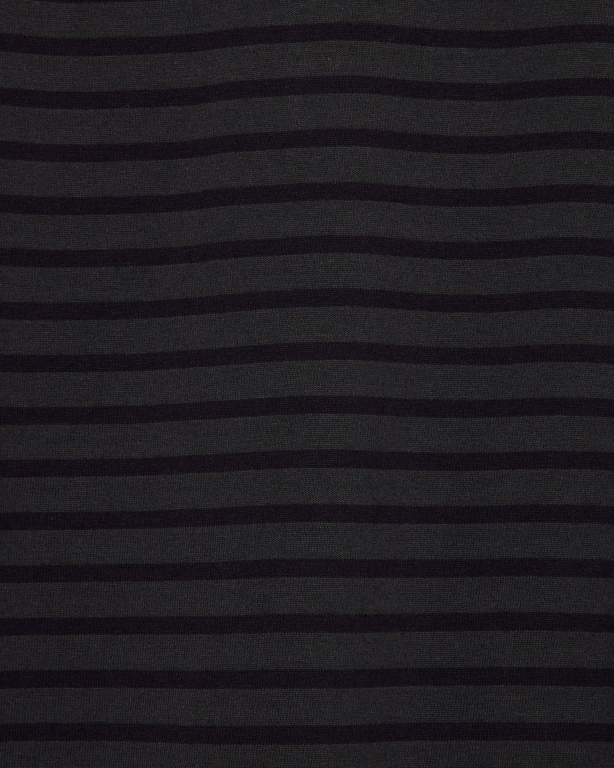 オーガニックコットン30/1引き揃えBD天竺 / NEWバスクシャツ, Charcoal x Navy