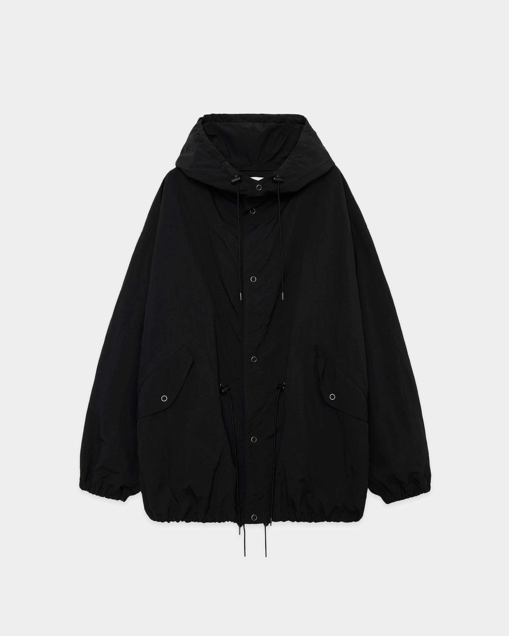 【PARKING別注】 リサイクルナイロンタッサー / スノーパーカー, Black