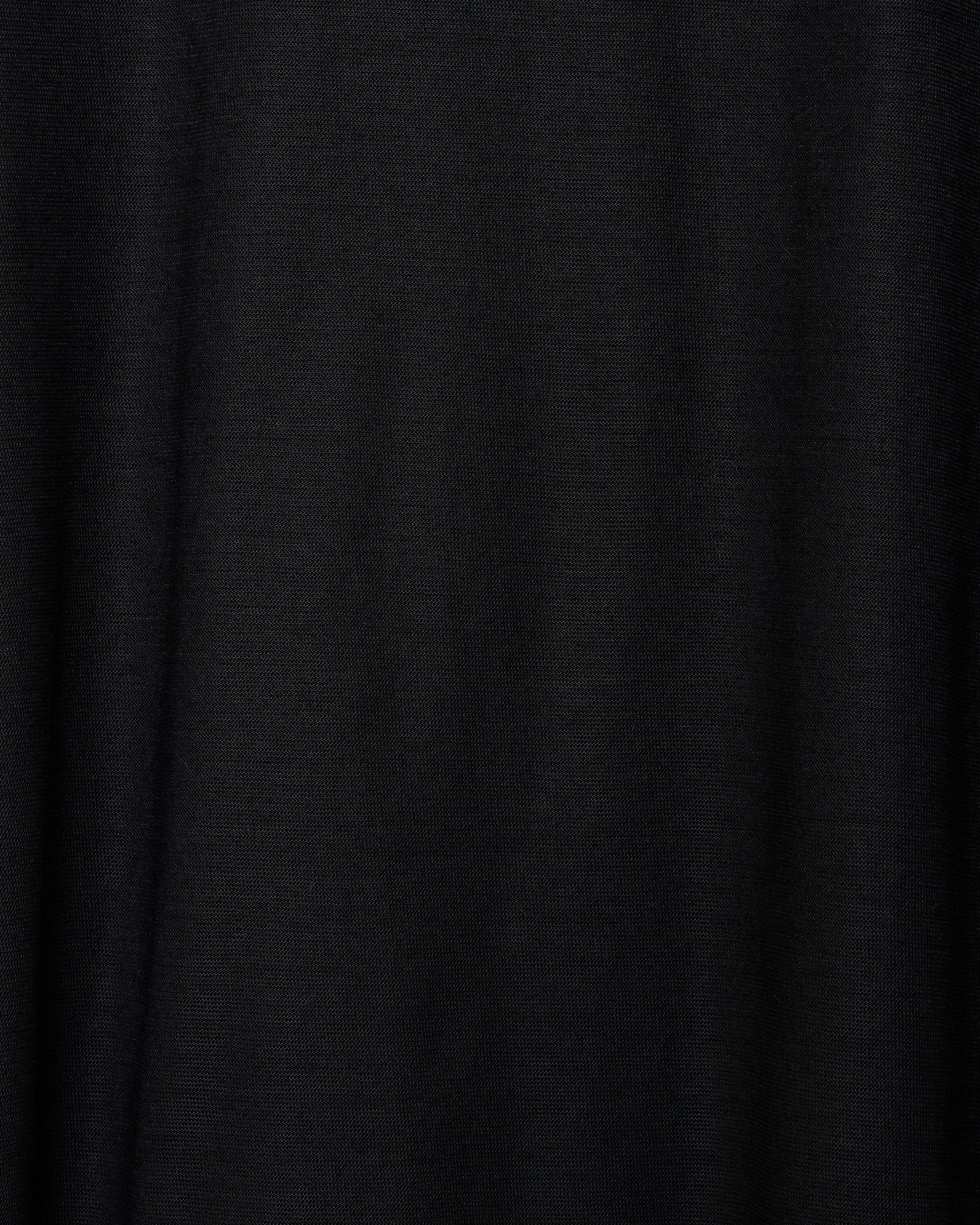 ラミー天竺  / クルーネックTEE, Black