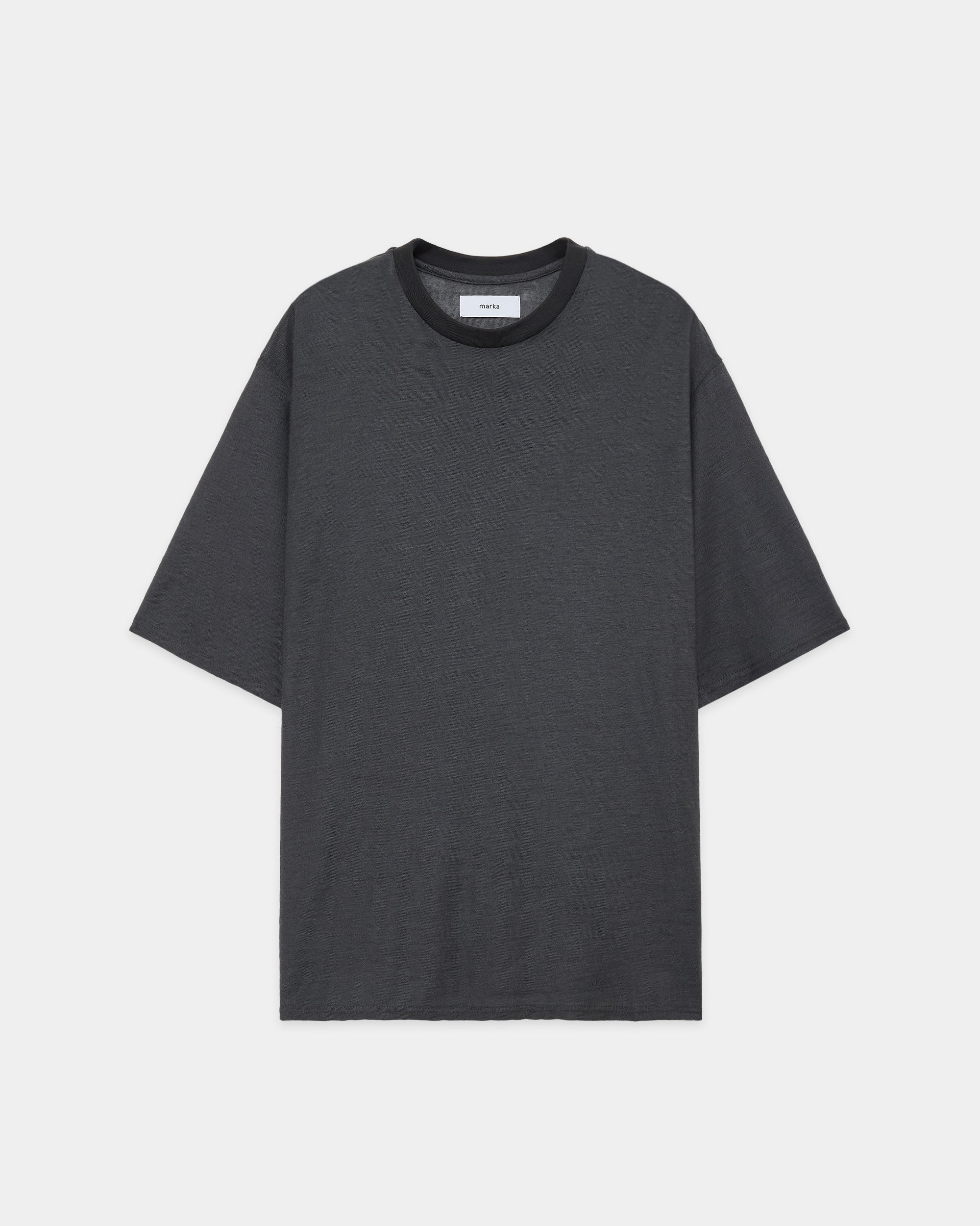 ラミー天竺  / クルーネックTEE, M.Gray