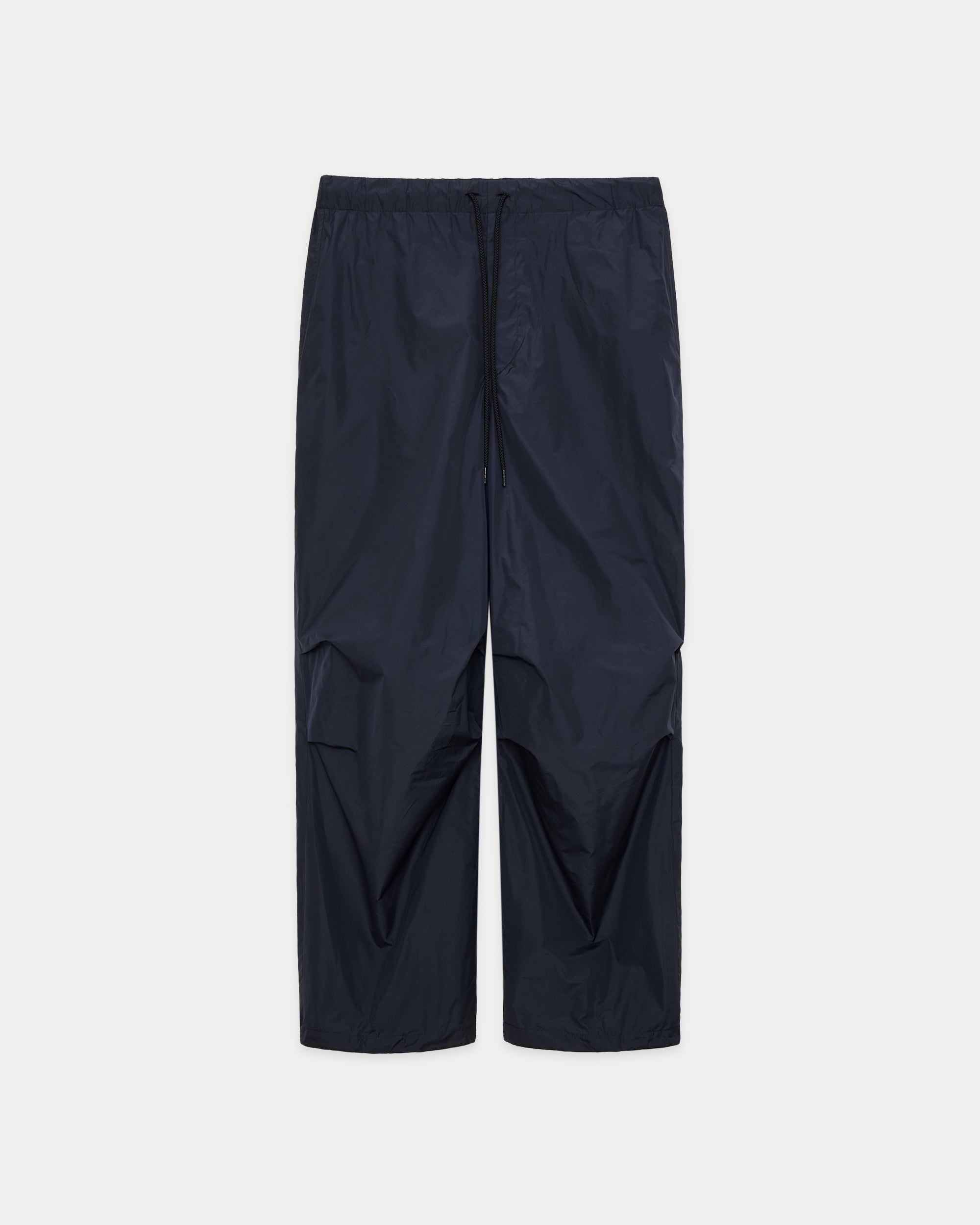 リサイクルポリエステル×シルクタフタ / ニータックパンツ, Navy