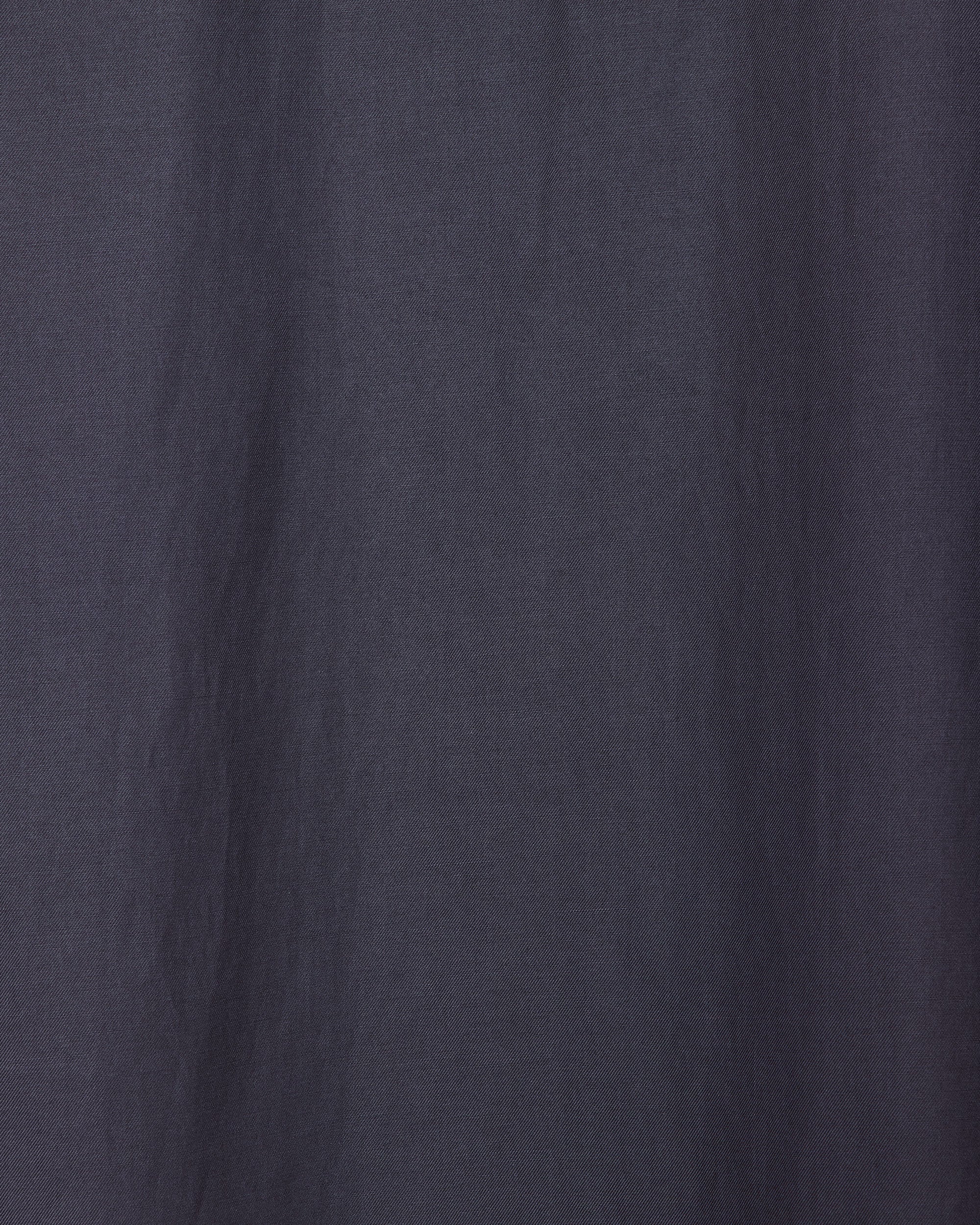 キュプラ×オーガニックコットンビエラ / ボーリングシャツ, Charcoal