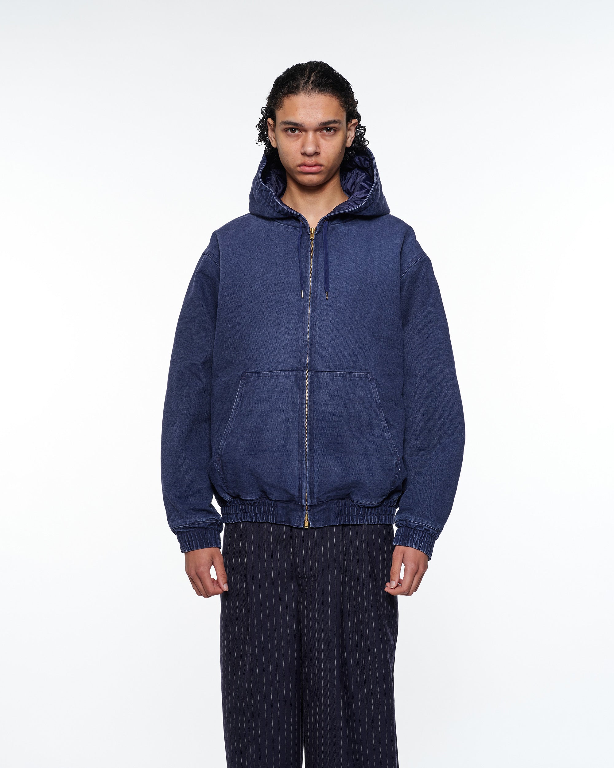 オーガニックコットンダック / ワーカーズパーカー, Navy