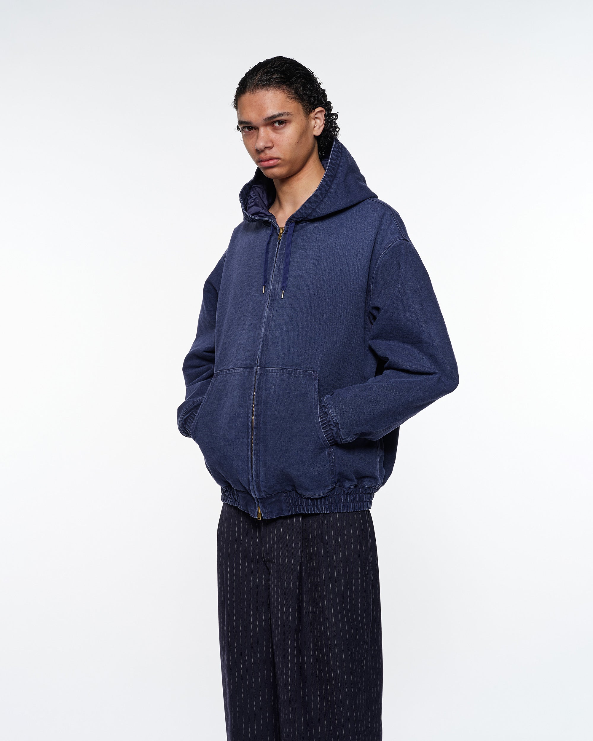 オーガニックコットンダック / ワーカーズパーカー, Navy