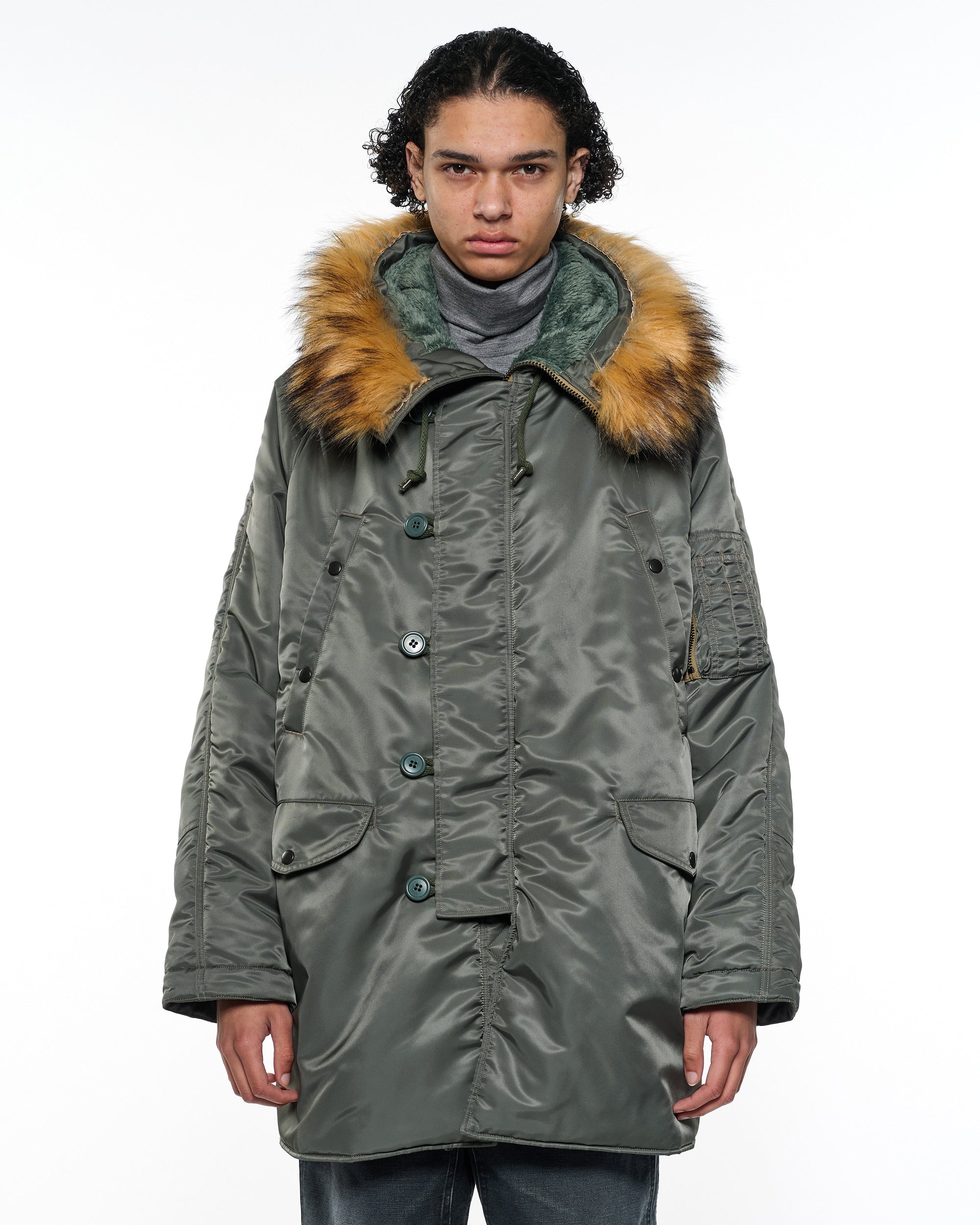 ナイロンツイル / N-3B, Sage Green