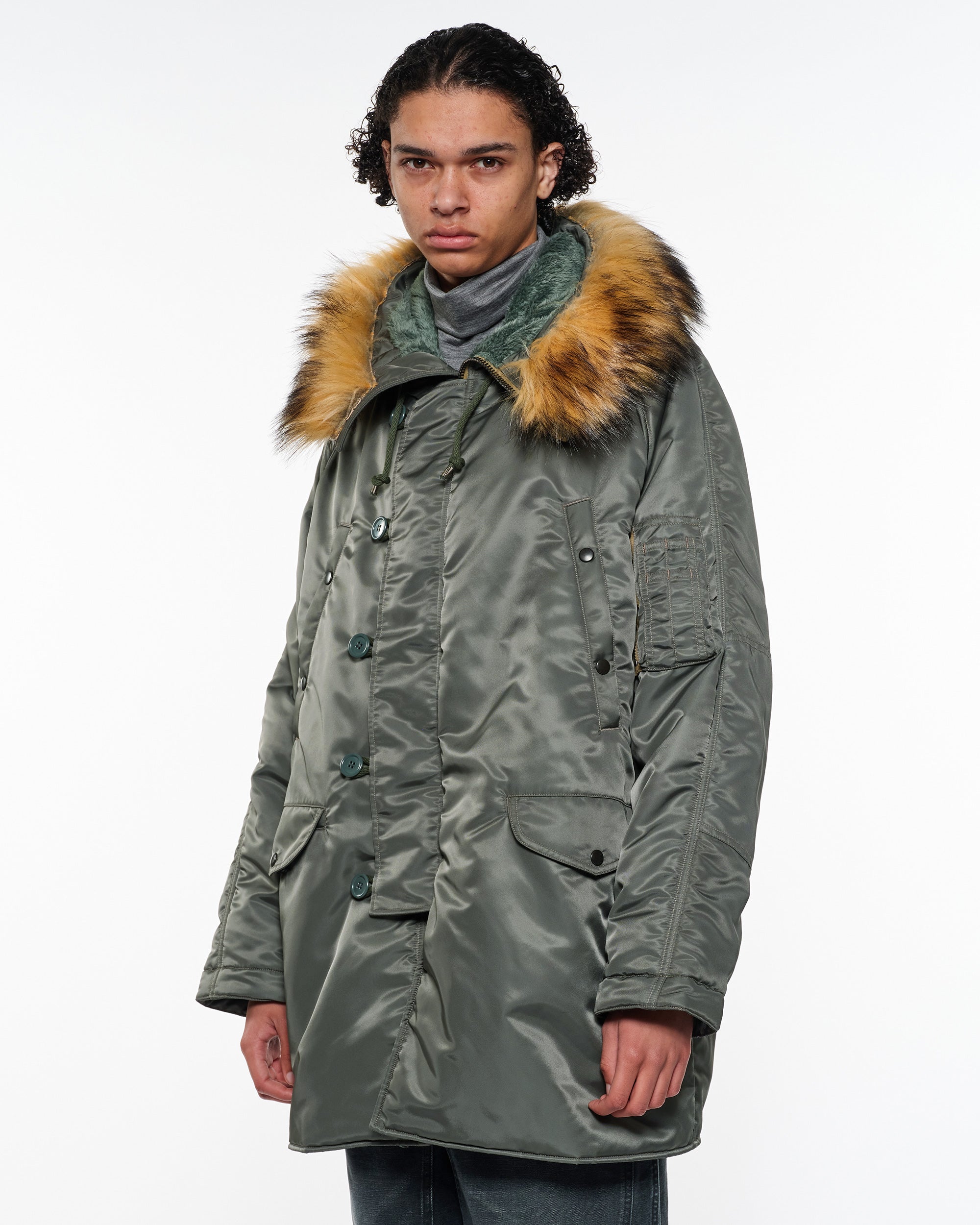 ナイロンツイル / N-3B, Sage Green