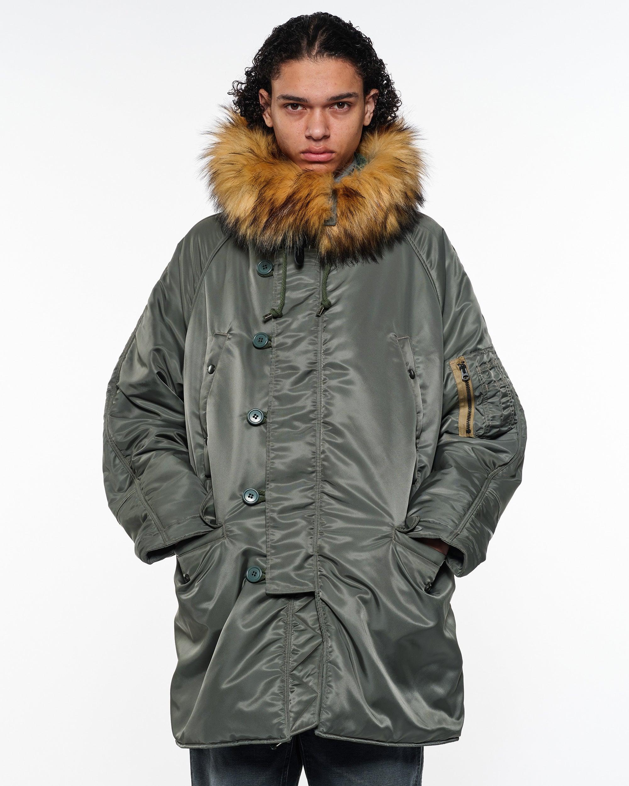 ナイロンツイル / N-3B, Sage Green