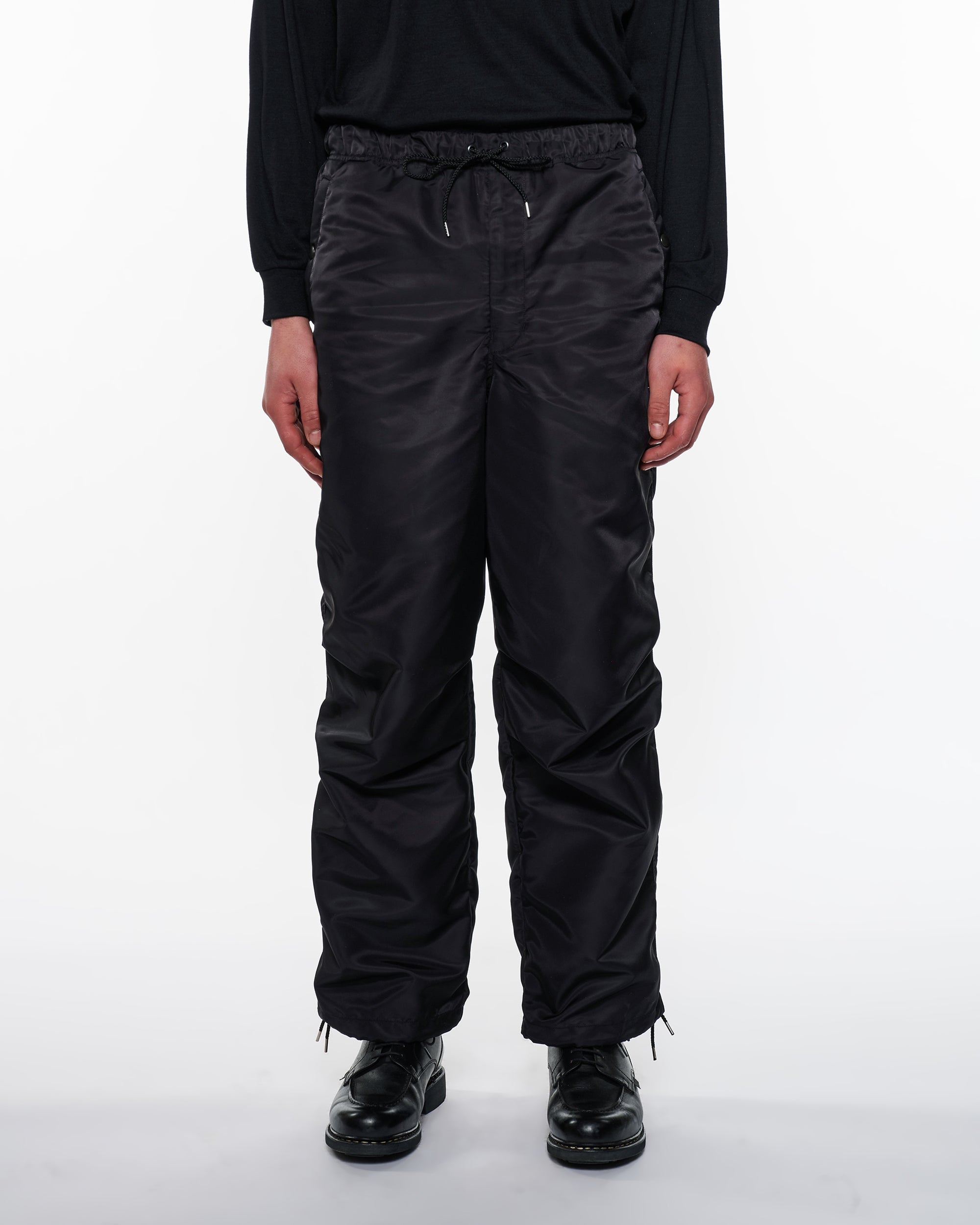 ナイロンツイル / ニータックパンツ, Black