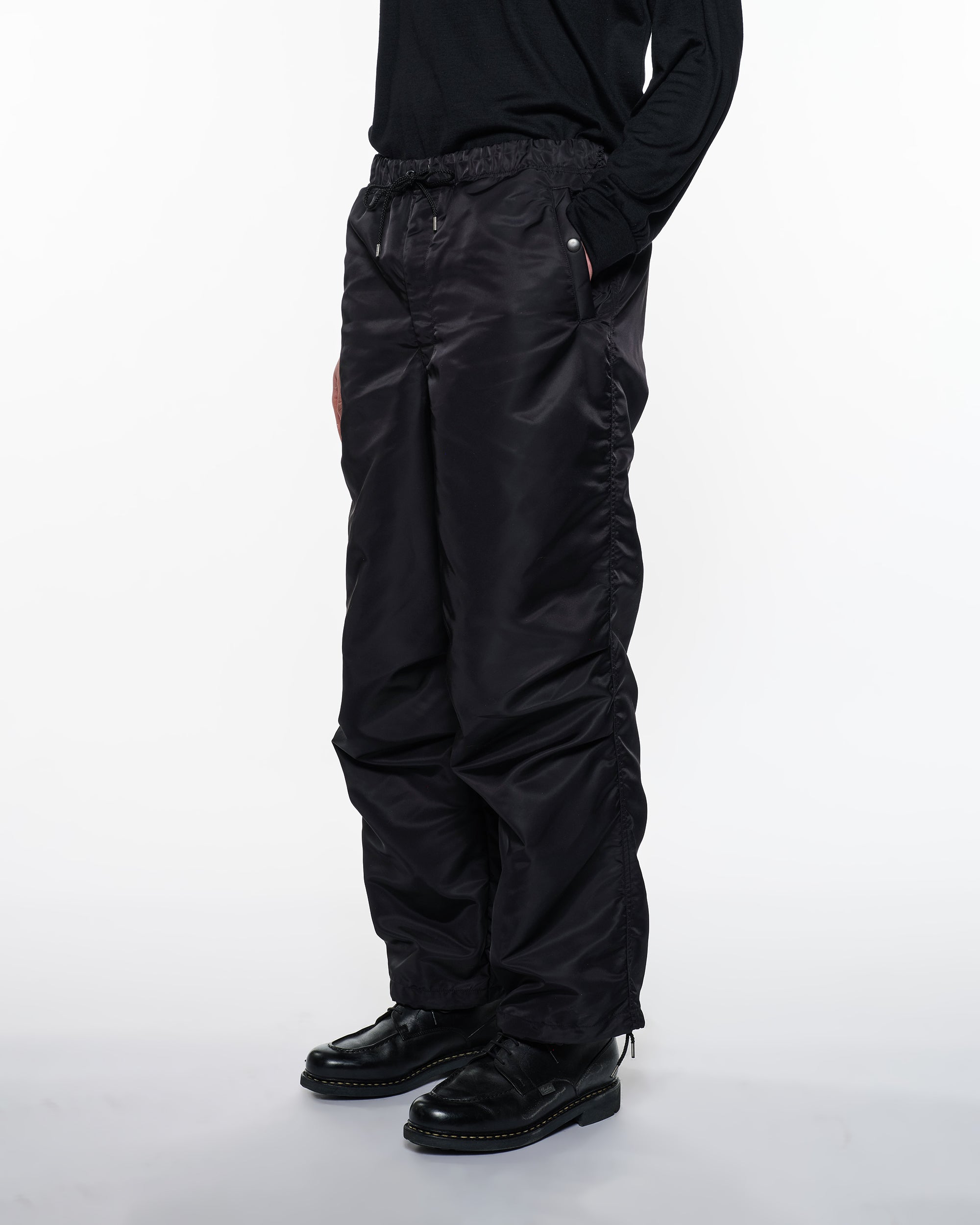 ナイロンツイル / ニータックパンツ, Black