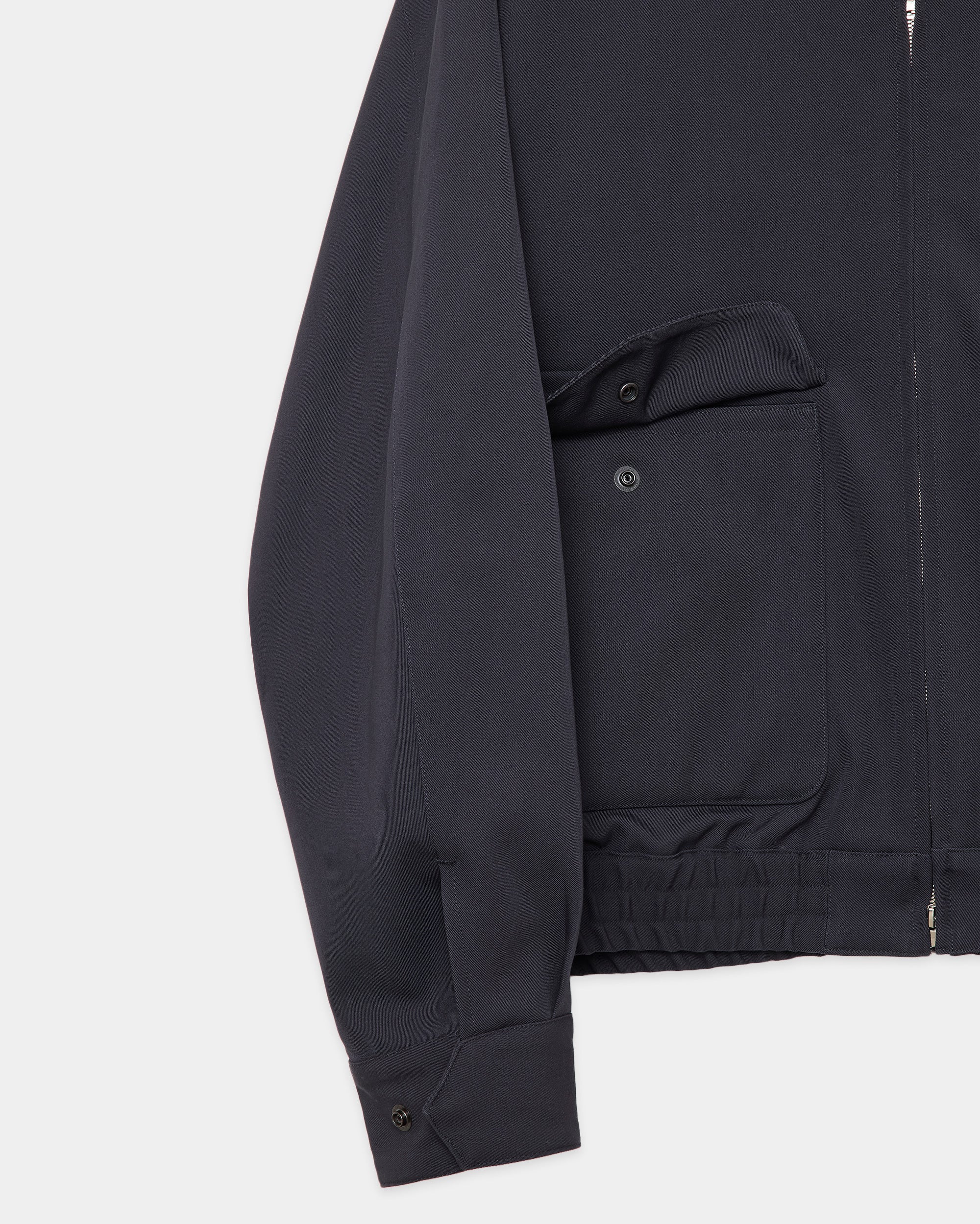 ウールギャバワッシャータンブラー / ドッグイヤージャケット, M Gray