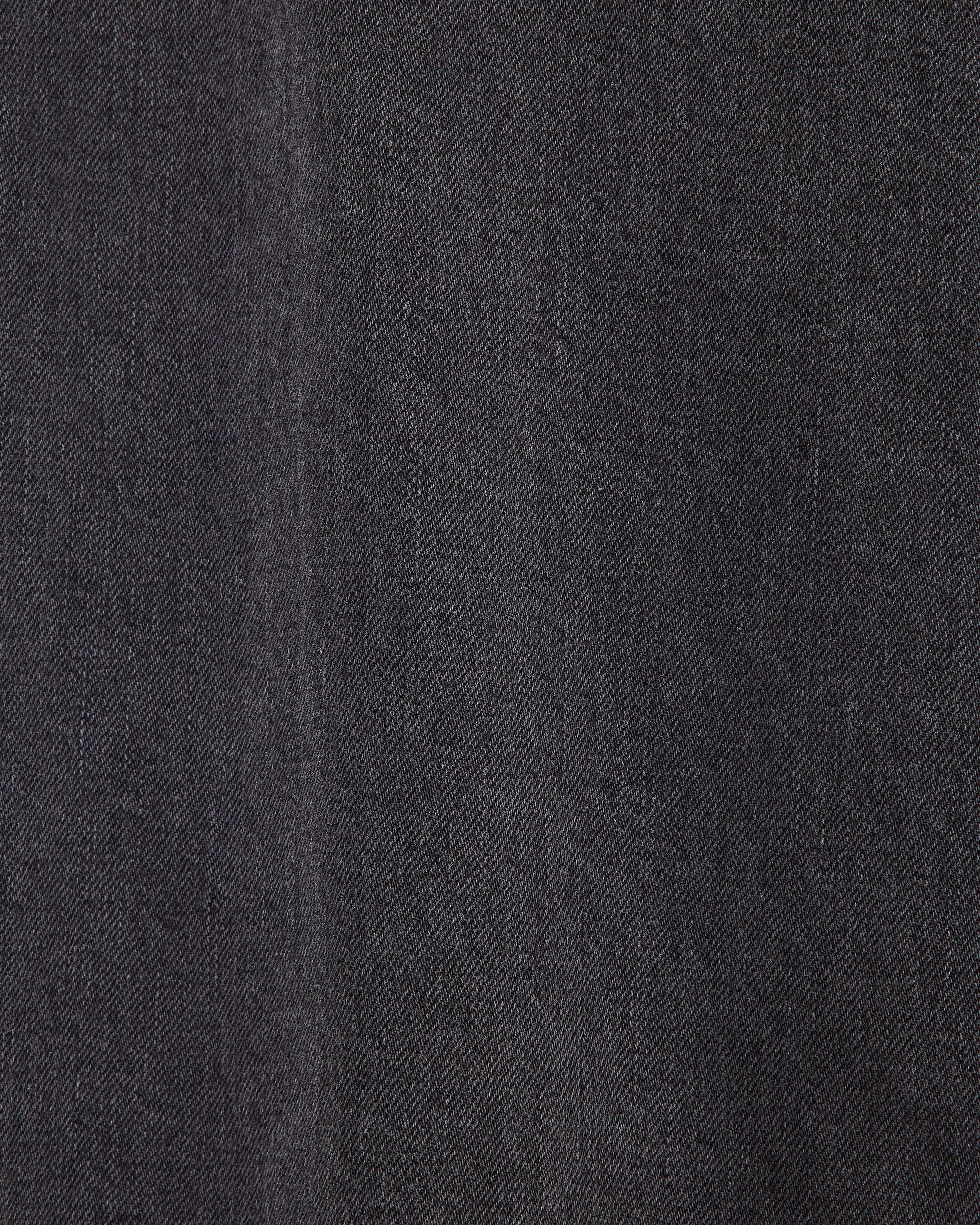 オーガニックコットン12ozデニム / バギージーンズ, Faded Black