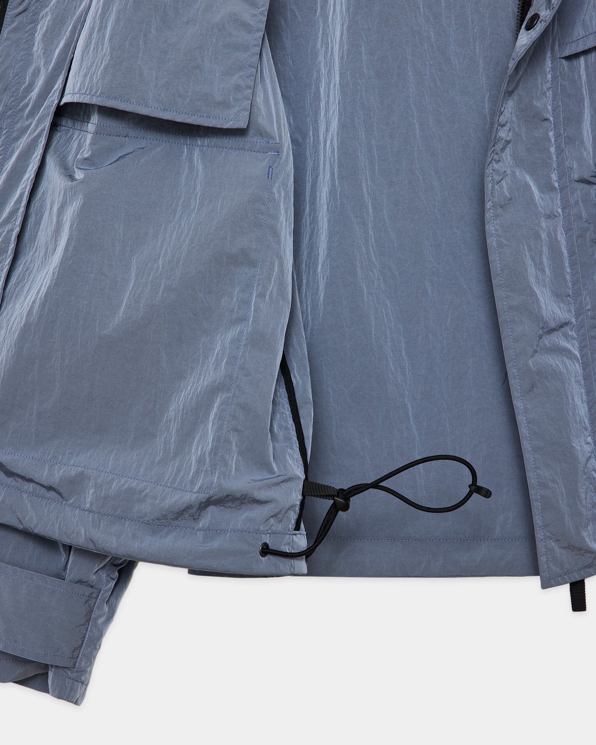 リサイクルナイロンシャンブレータフタ / フィールドパーカー, Light Blue