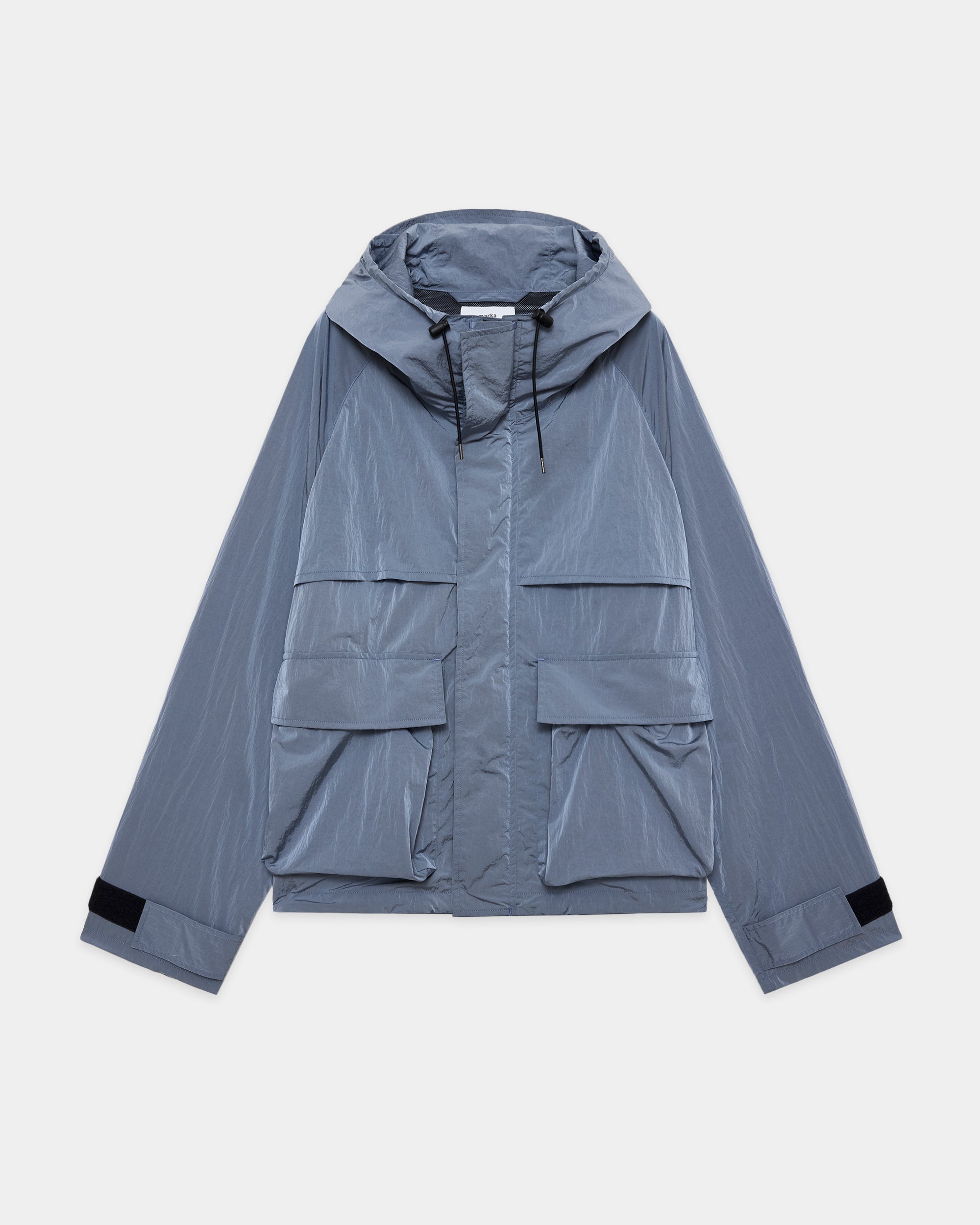リサイクルナイロンシャンブレータフタ / フィールドパーカー, Light Blue