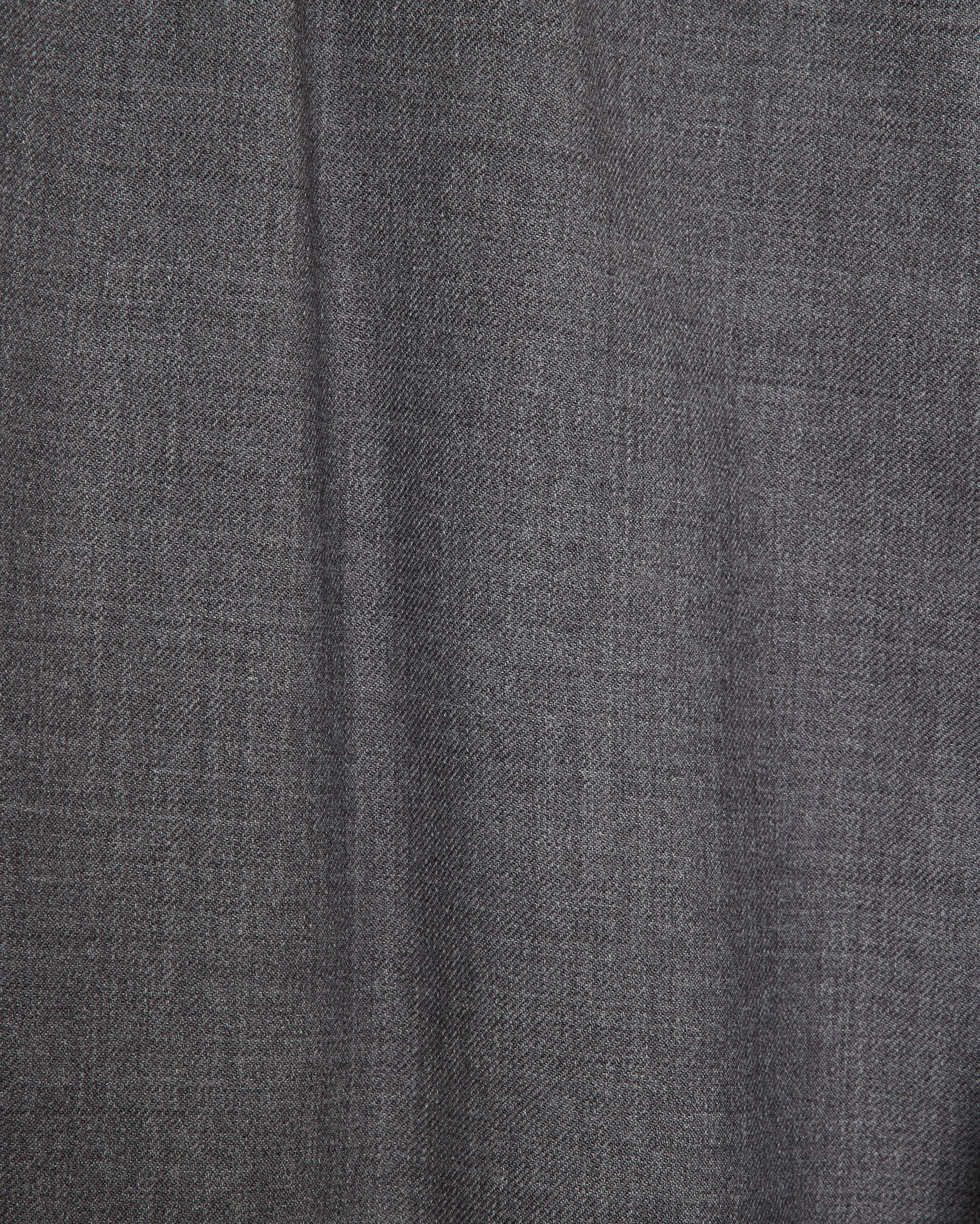 リサイクルポリエステル　ノンミュールジングウールギャバジン / 2タックミリタリートラウザーズ, Gray