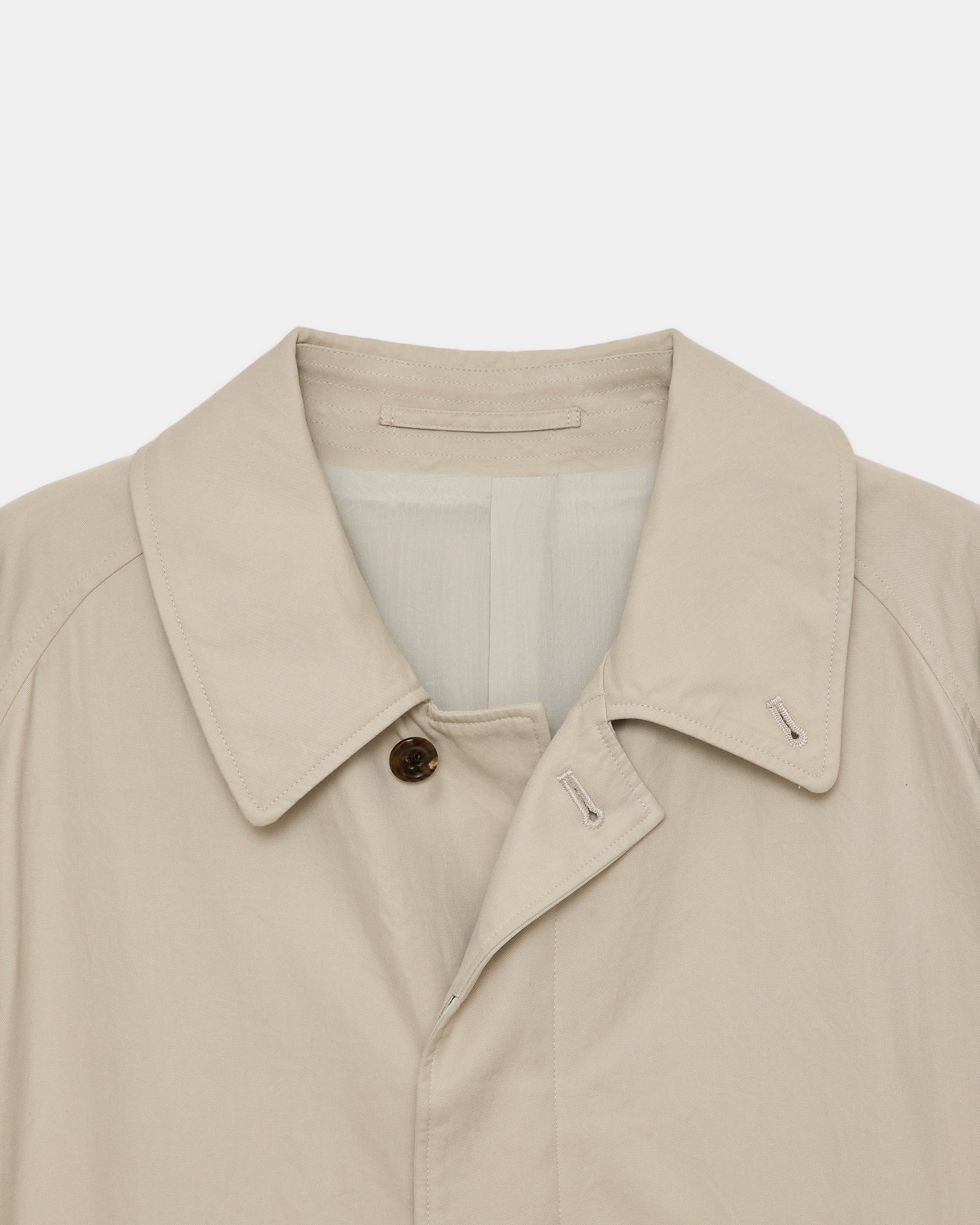 オーガニック60/2ギャバニドムバイオ  / ラグランスリーブコート, Beige