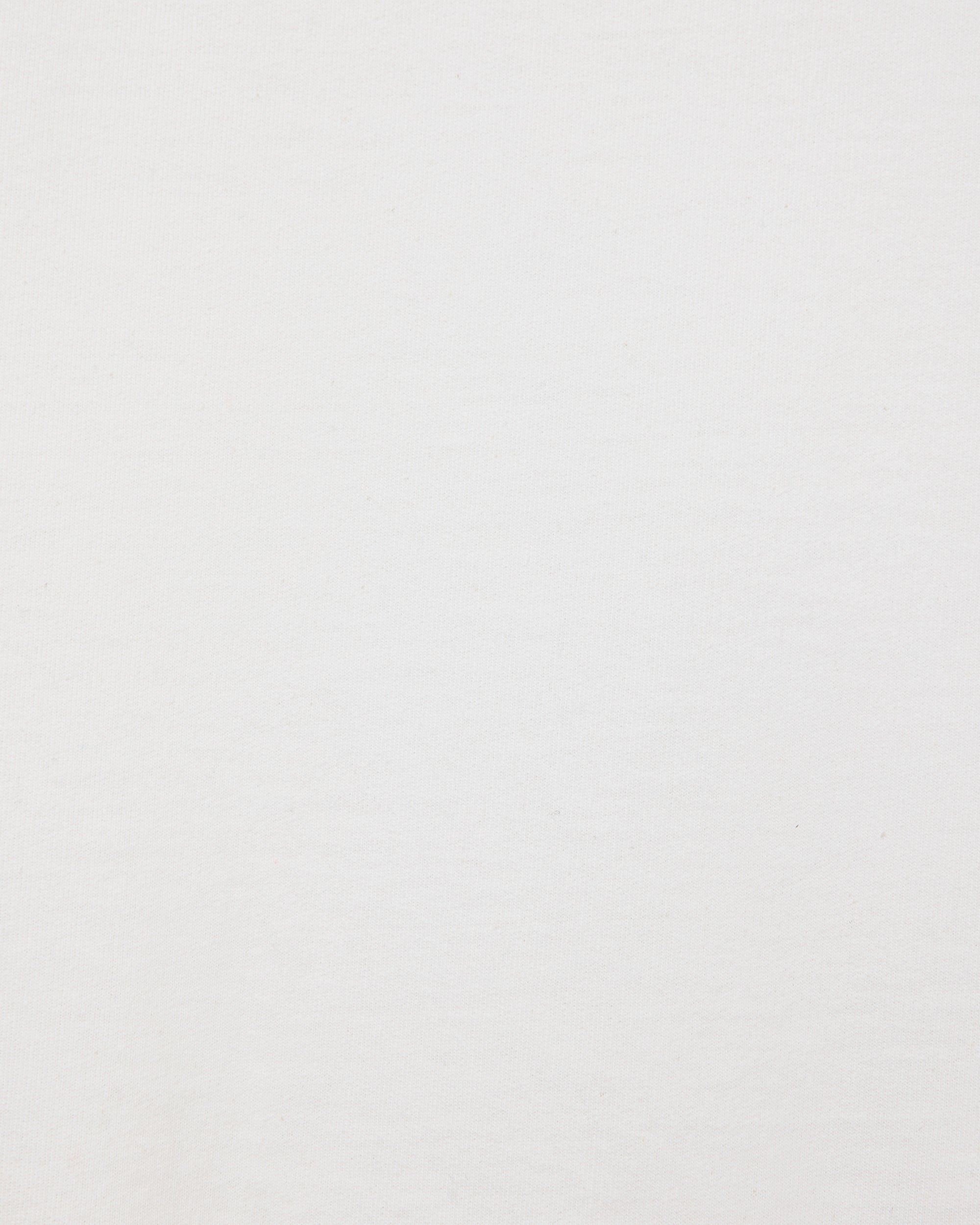 オーガニック超長綿空紡インレイ / ワイドクロップドショーツ, White