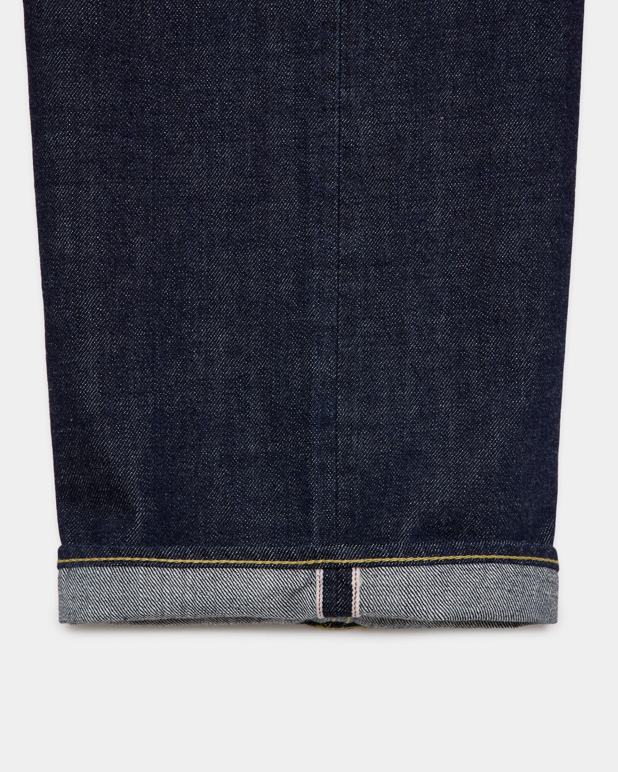 オーガニックコットン13.5ozセルビッチデニム / クリーンシリンダーフィットジーンズ, Indigo O.W