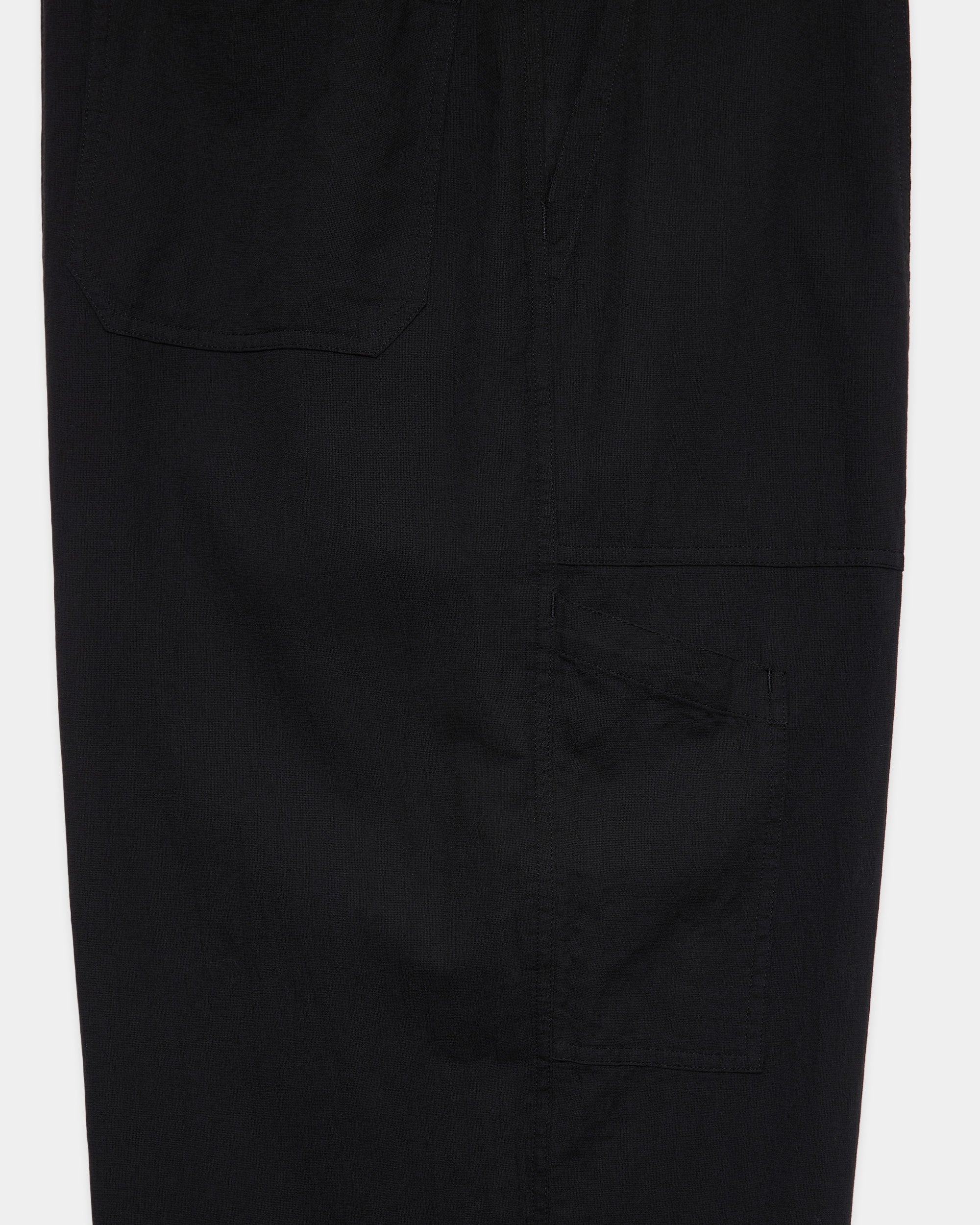 オーガニックコットン強撚ドビークロス / U.S.エアフォースベイカーパンツ, Black