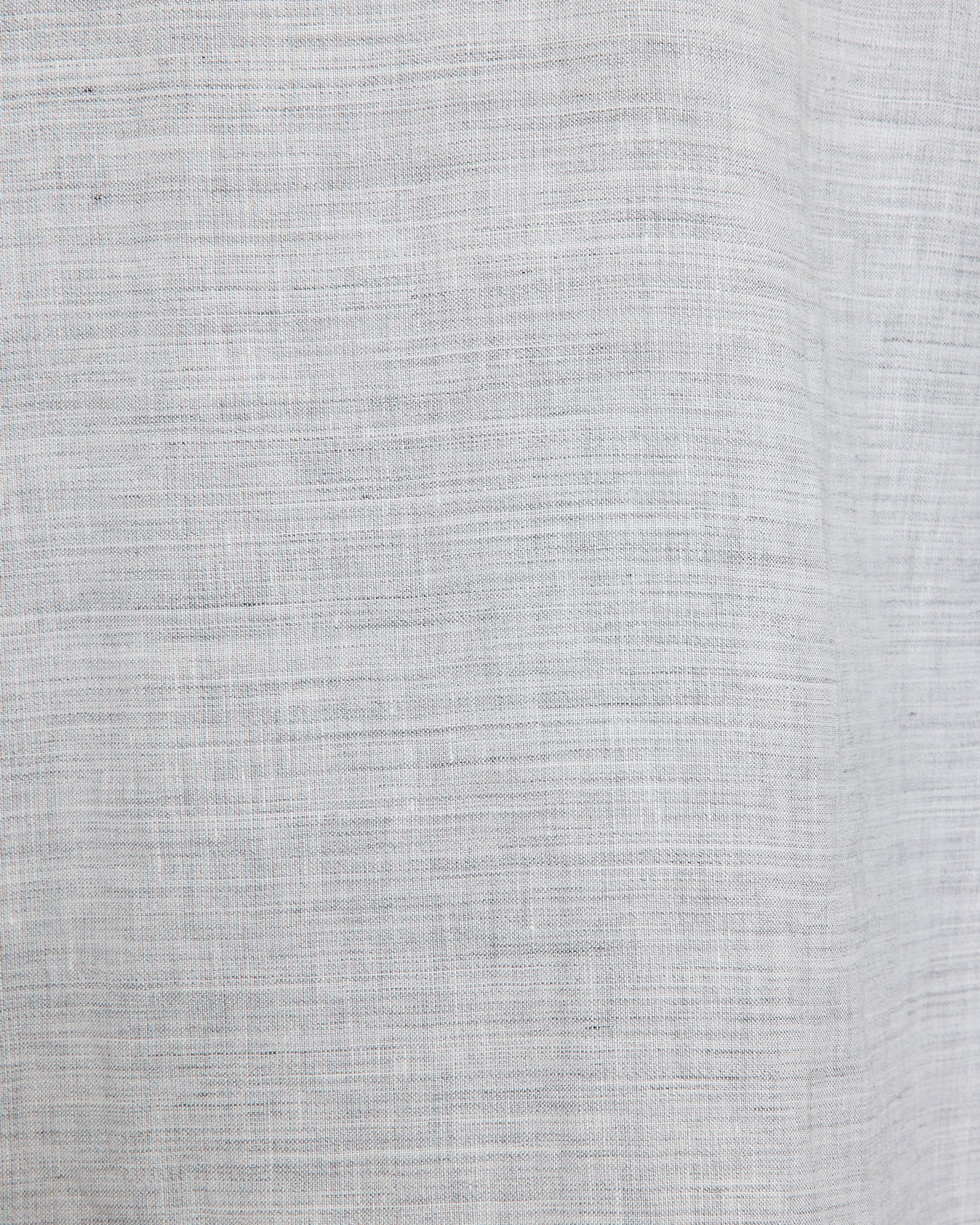 リネンラミーシャンブレー / バンドカラーシャツ, Gray