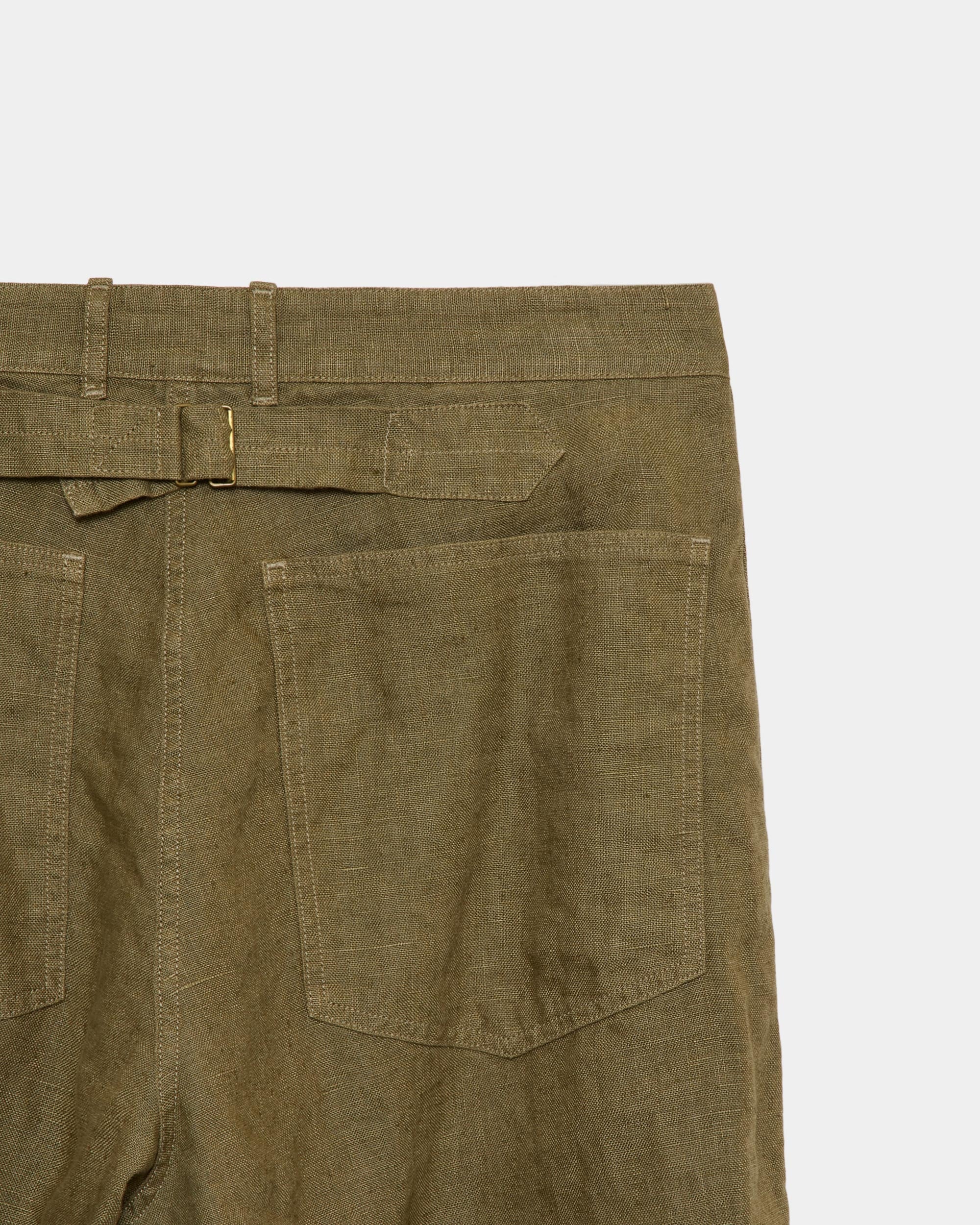 リネンキャンバス / U.S.アーミーパンツ, Khaki Beige