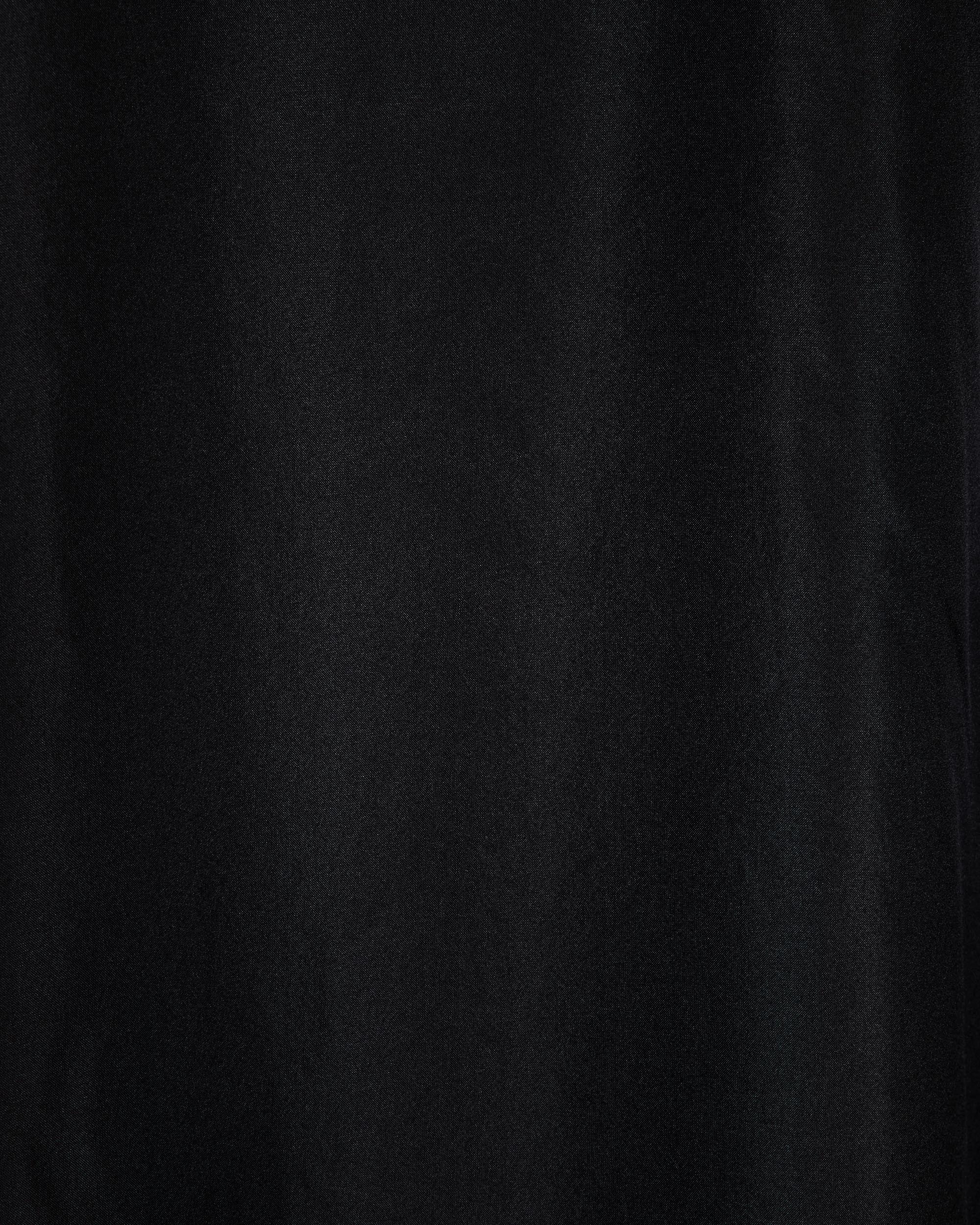 8匁シルク羽二重 / シルクオープンカラーL/Sシャツ, Black Brown