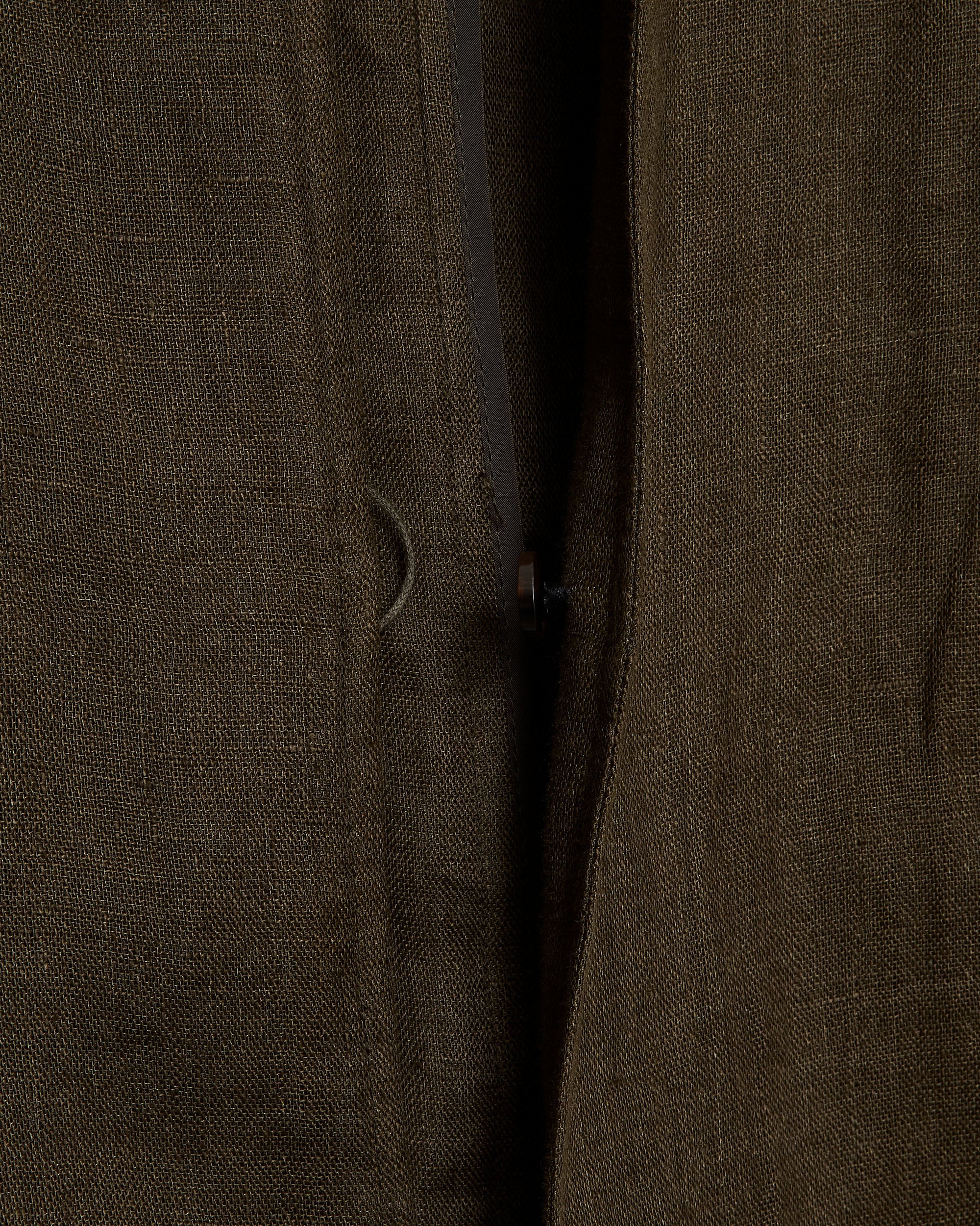 リネンガーゼダブルクロス ミニマリストジャケット, Olive