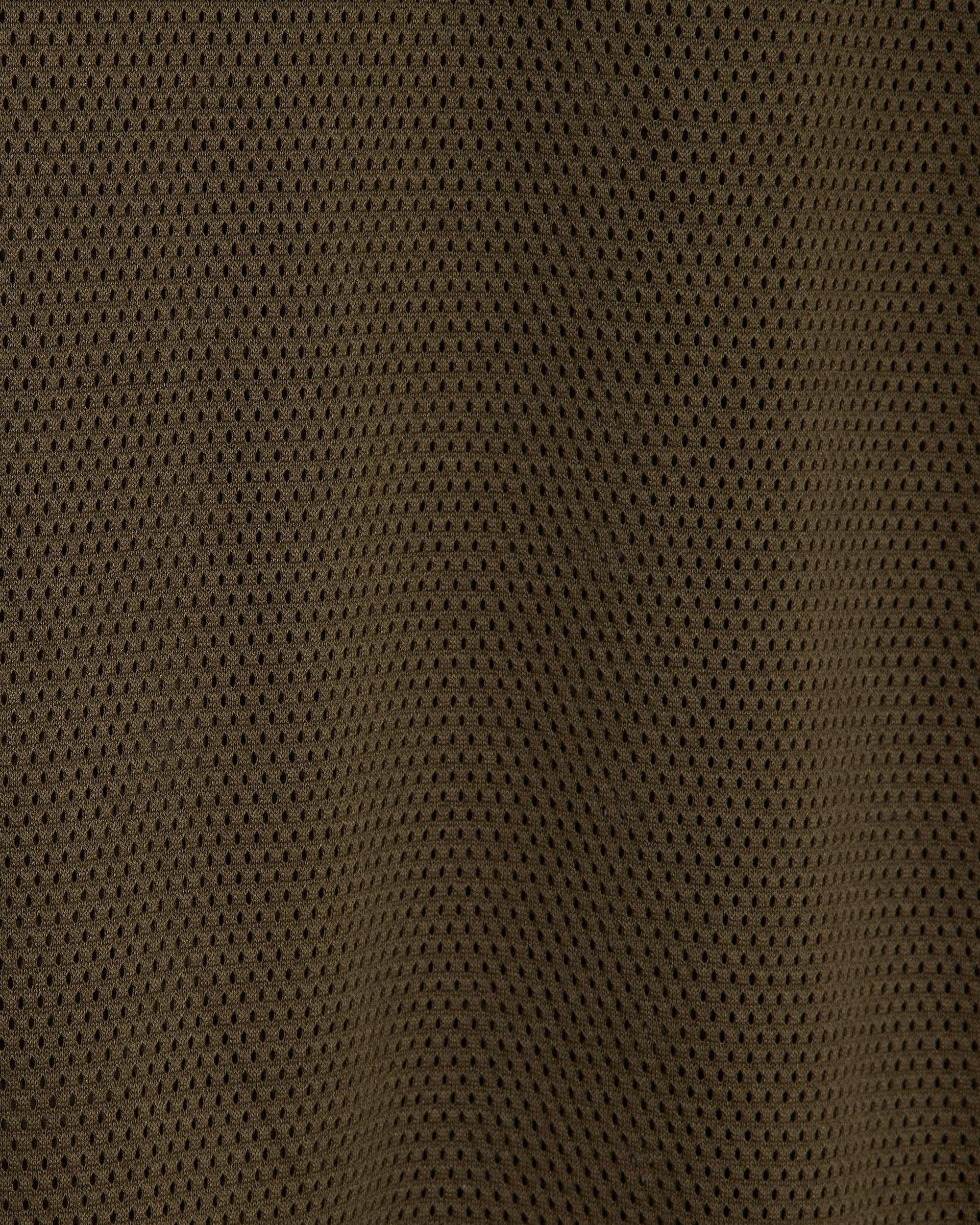 40/2 オーガニックコットンメッシュ クルーネック Tee, Olive