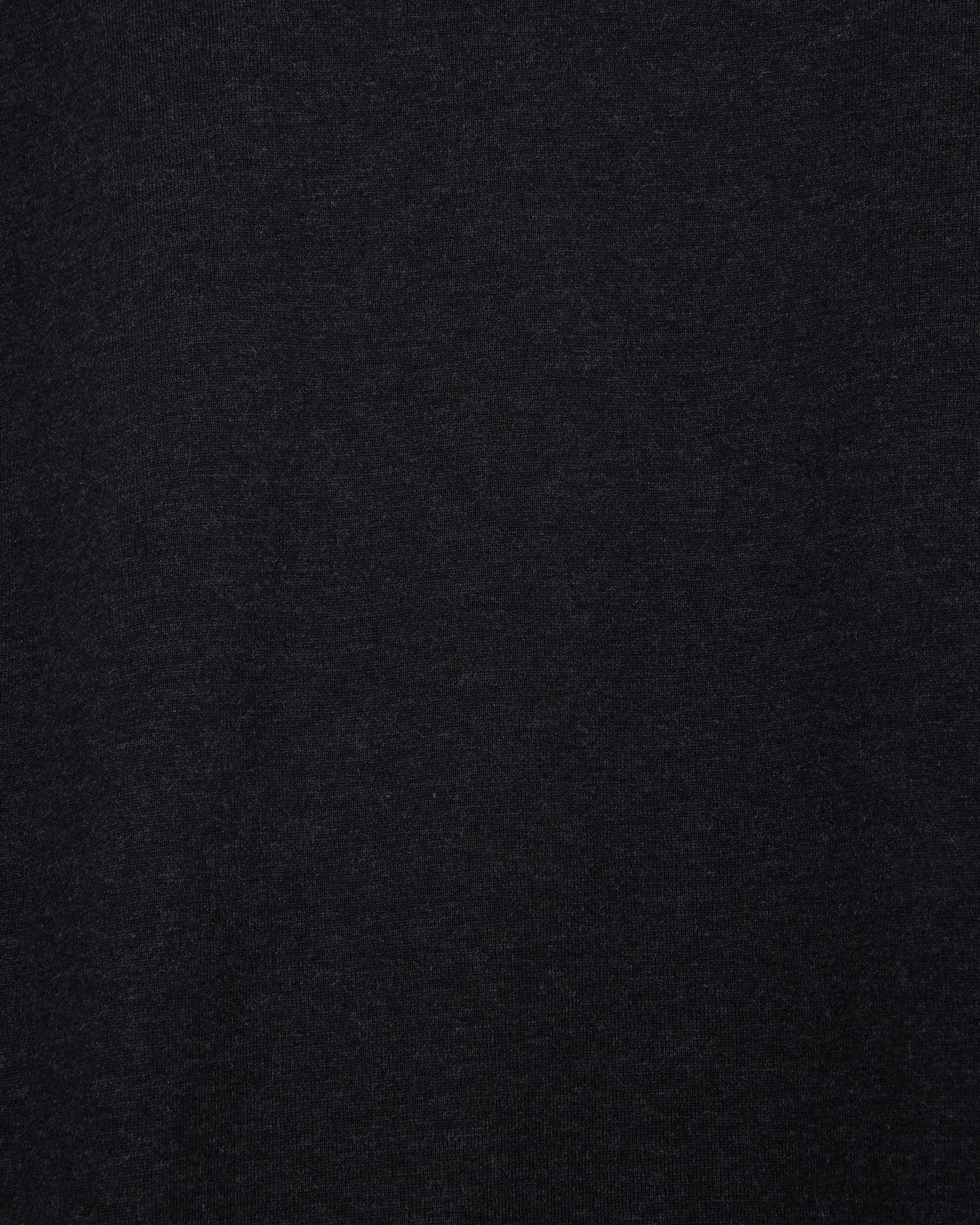 【PARKING別注】オーガニックコットン40/2天竺 / クルーネックポケットTEE, Heather Black
